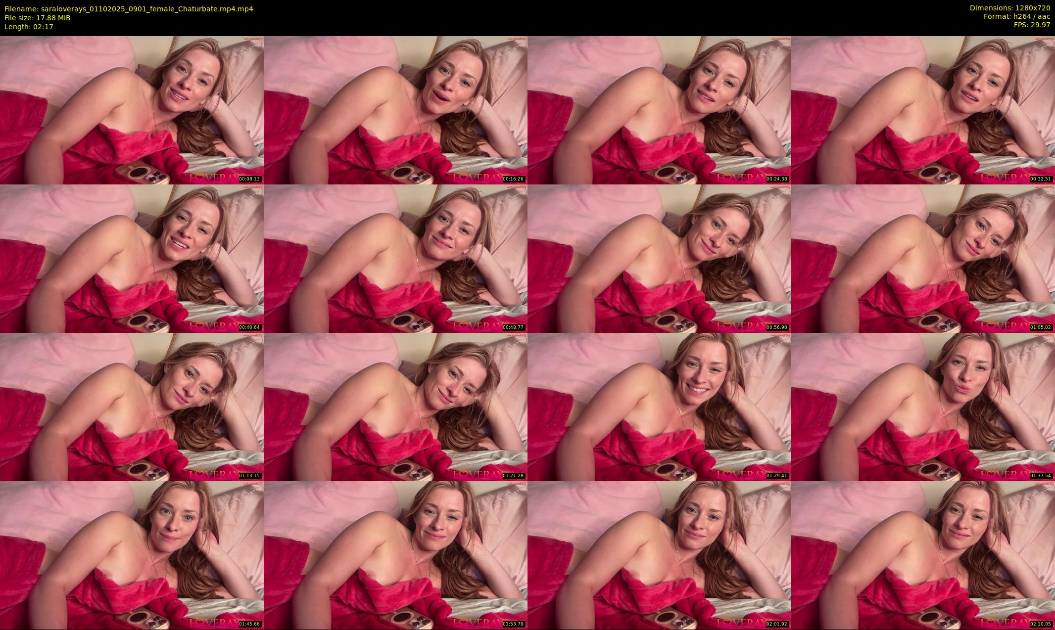 saraloverays — 3 minute Chaturbate female cam show recording, 720p, Oct 1, 2025