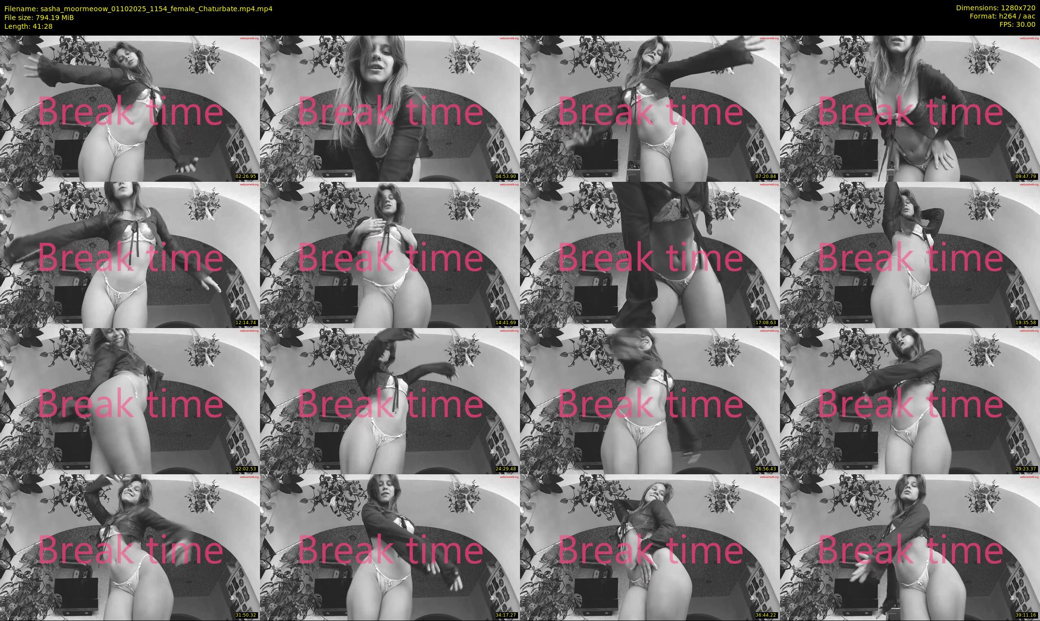 sasha_moormeoow — 42 minute Chaturbate female cam show recording, 720p, Oct 1, 2025