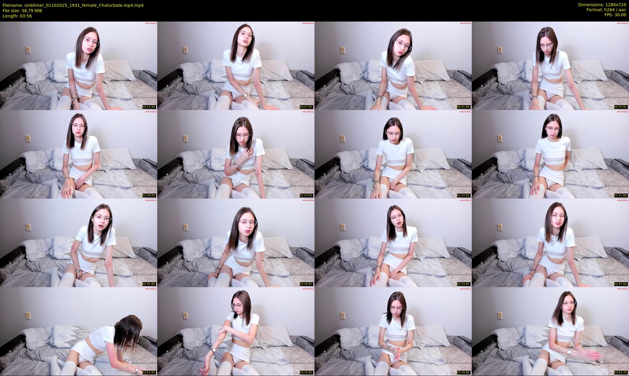 sinblimer — 4 minute Chaturbate female cam show recording, 720p, Oct 1, 2025