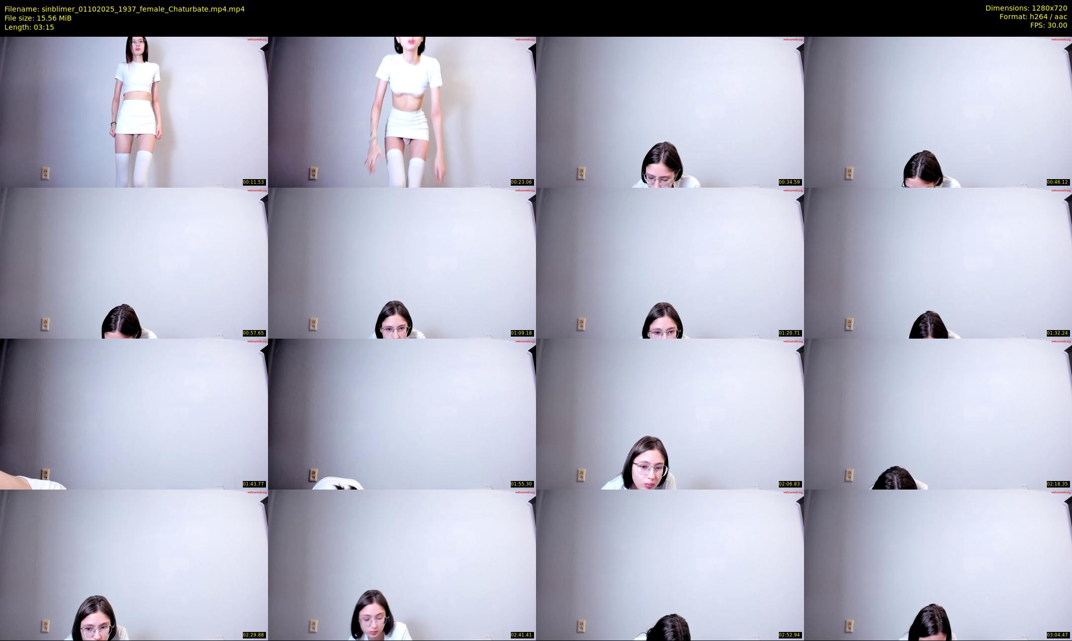 sinblimer — 4 minute Chaturbate female cam show recording, 720p, Oct 1, 2025