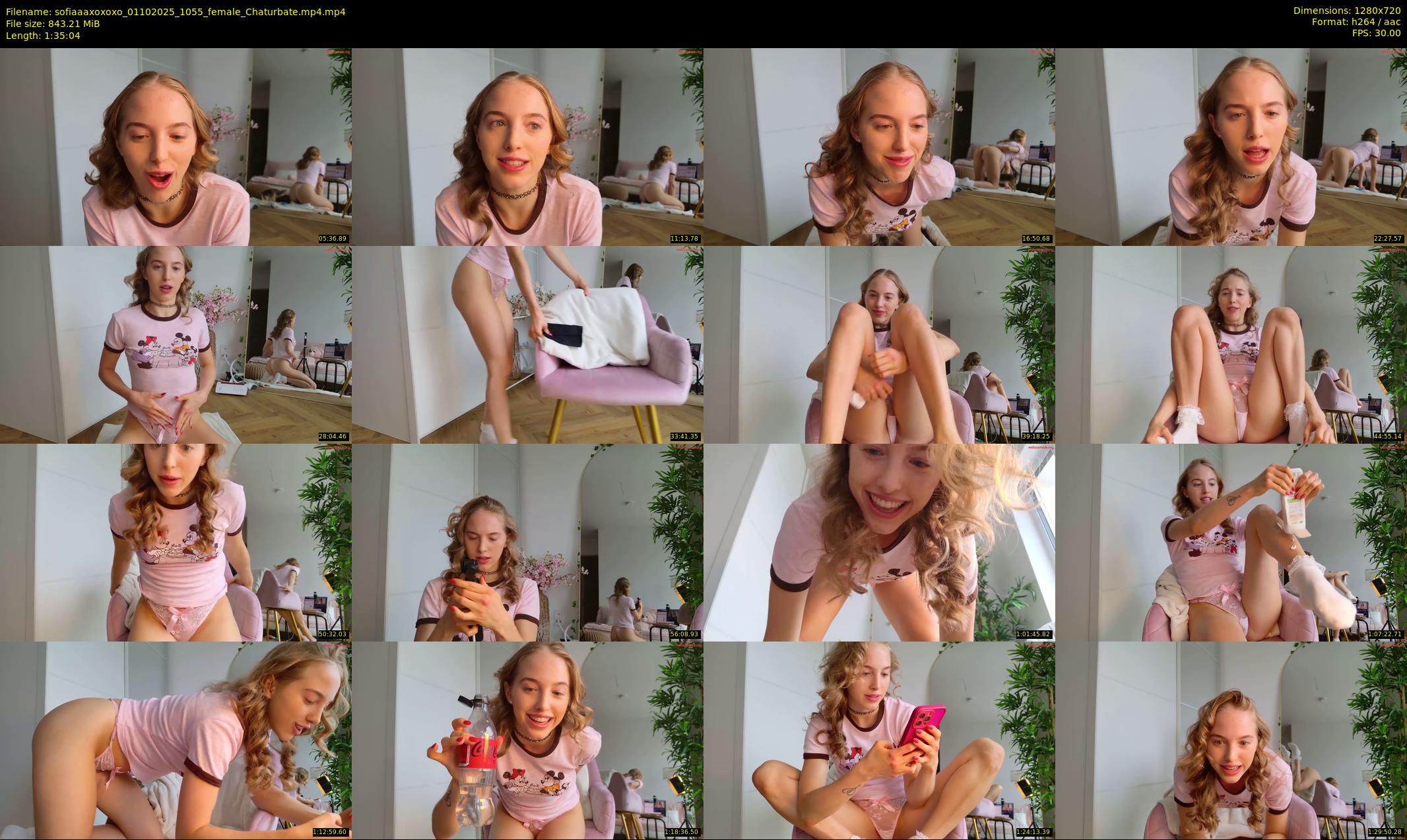 sofiaaaxoxoxo — 96 minute Chaturbate female cam show recording, 720p, Oct 1, 2025