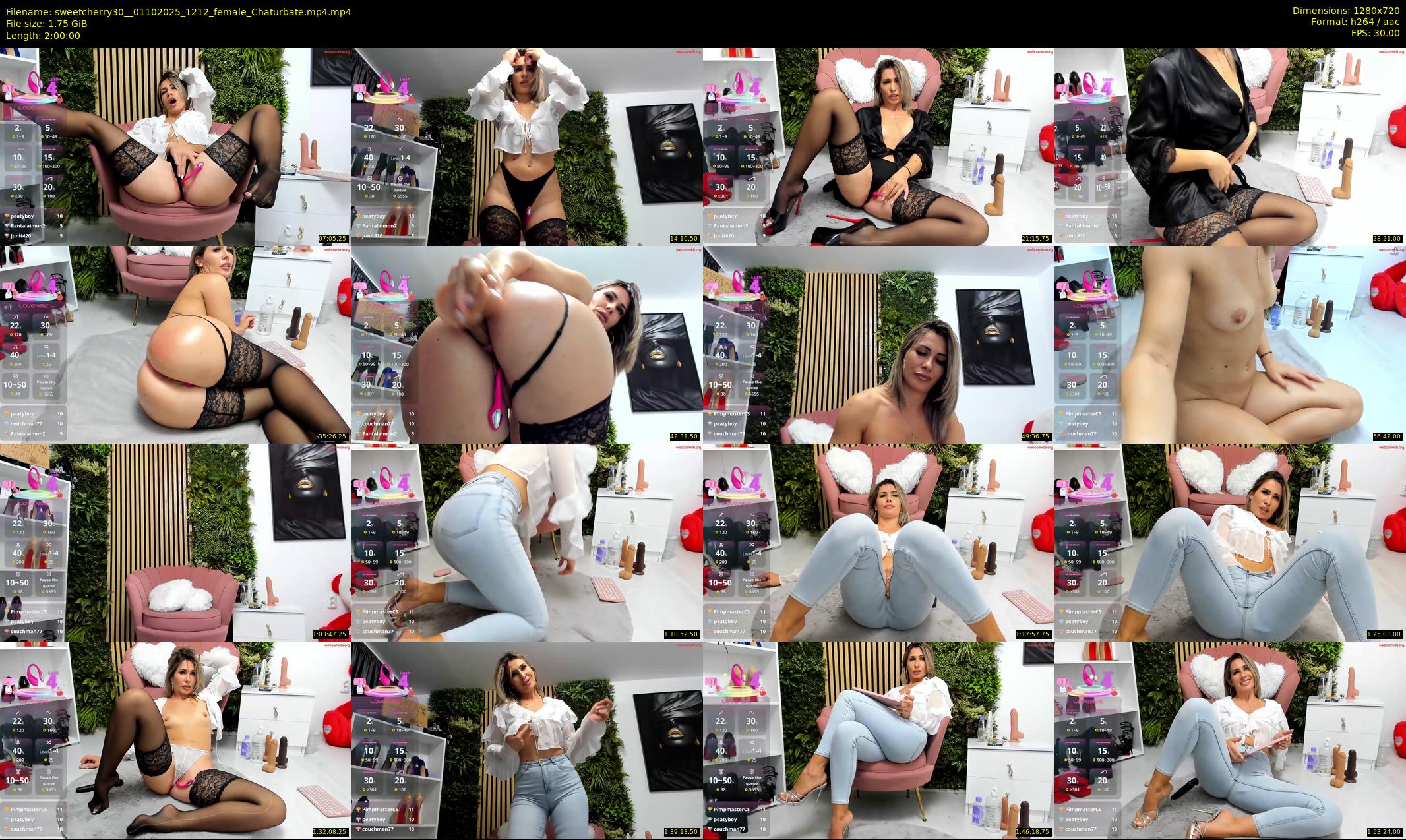 sweetcherry30_ — 120 minute Chaturbate female cam show recording, 720p, Oct 1, 2025