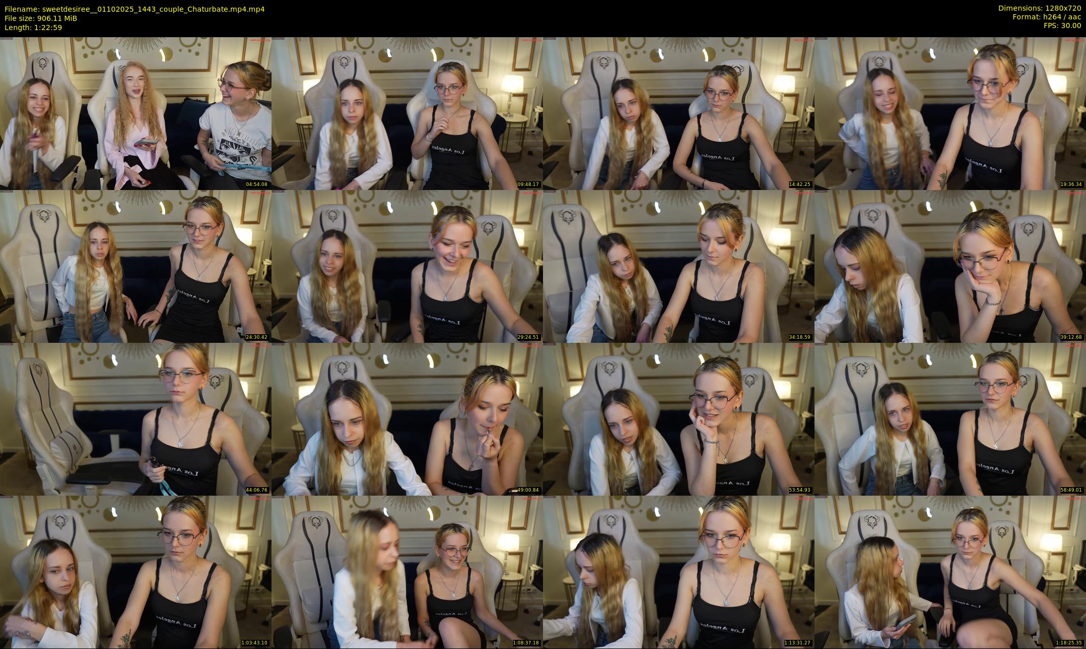 sweetdesiree_ — 83 minute Chaturbate couple cam show recording, 720p, Oct 1, 2025