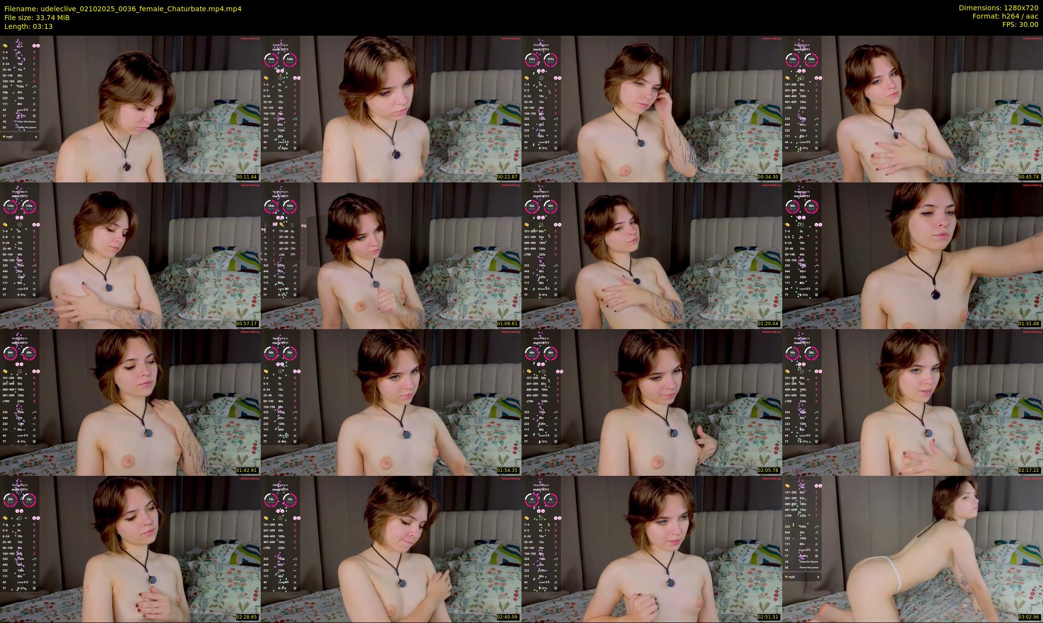 udeleclive — 4 minute Chaturbate female cam show recording, 720p, Oct 2, 2025