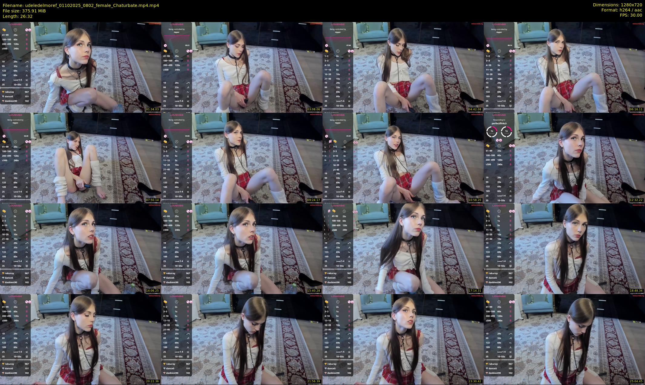 udeledelmoref — 27 minute Chaturbate female cam show recording, 720p, Oct 1, 2025