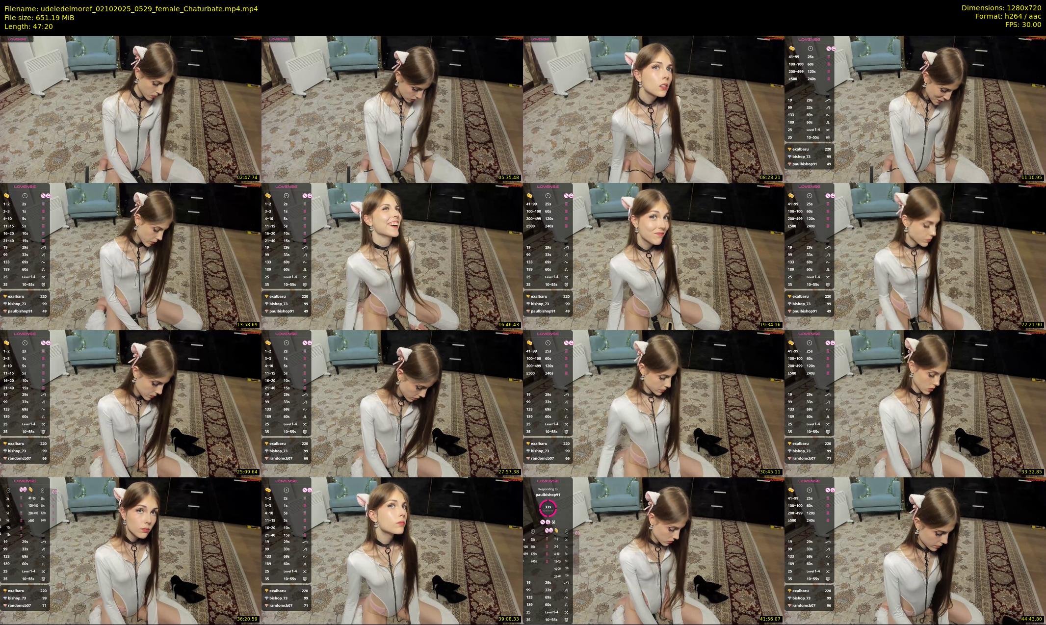 udeledelmoref — 48 minute Chaturbate female cam show recording, 720p, Oct 2, 2025
