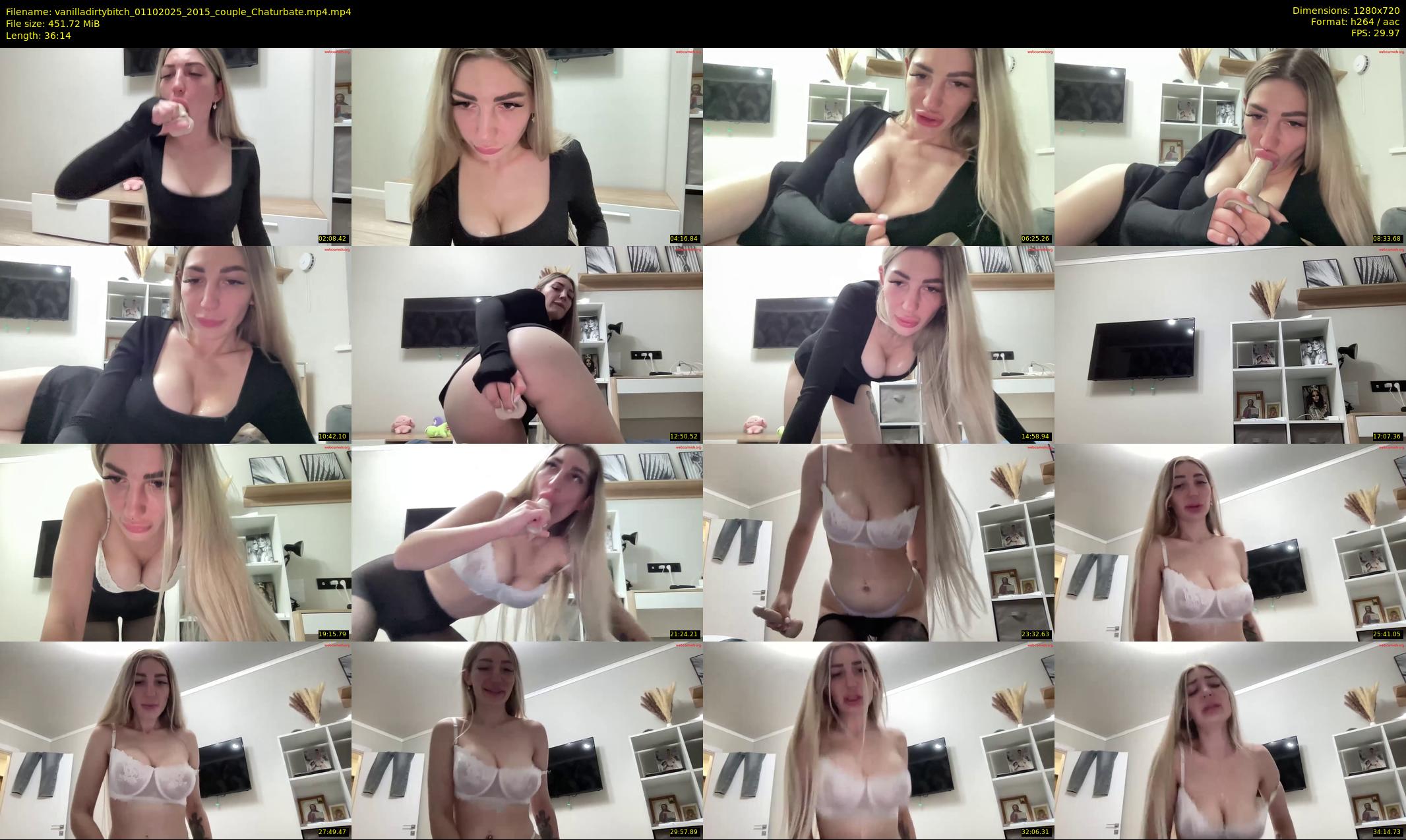 vanilladirtybitch — 37 minute Chaturbate couple cam show recording, 720p, Oct 1, 2025