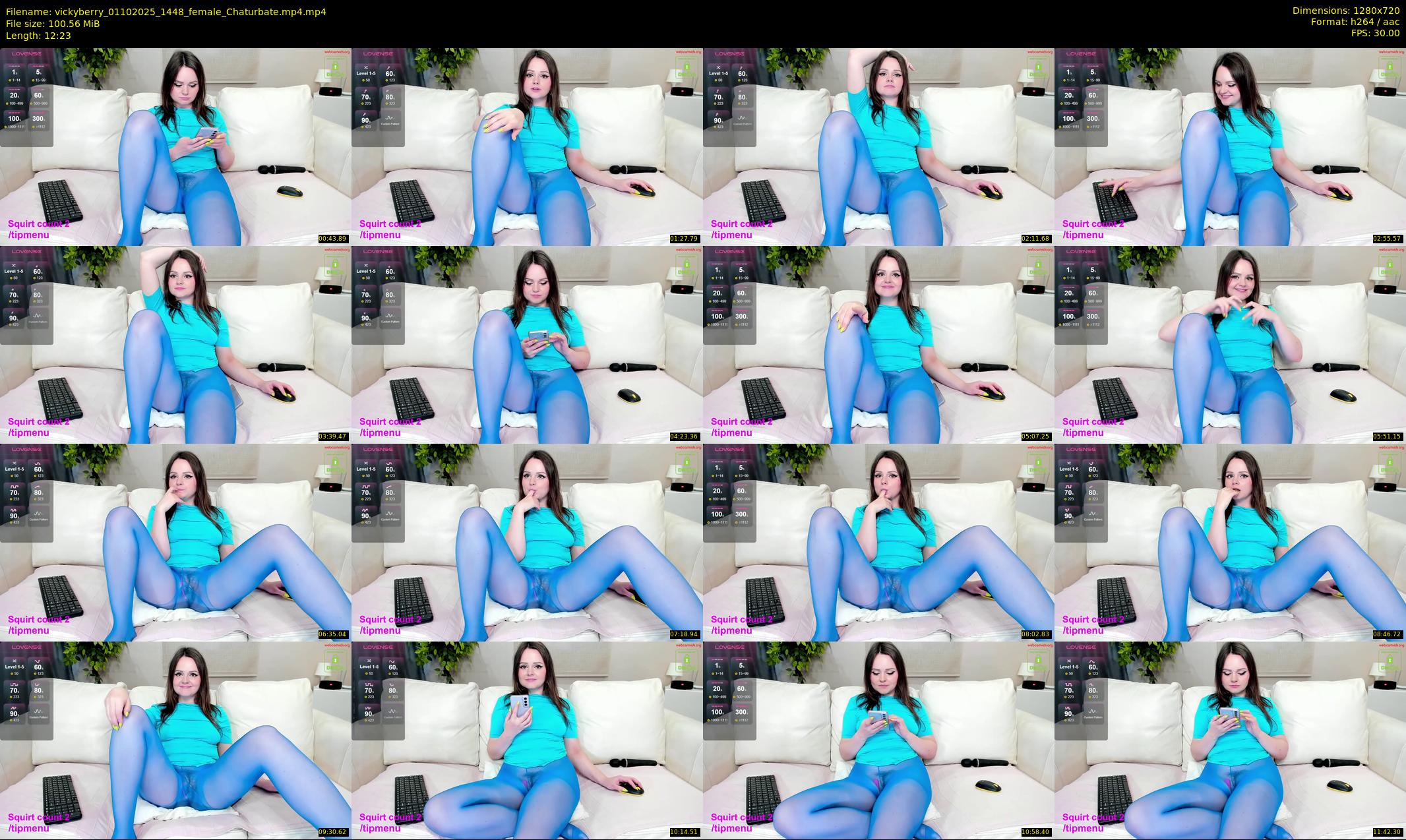vickyberry — 13 minute Chaturbate female cam show recording, 720p, Oct 1, 2025