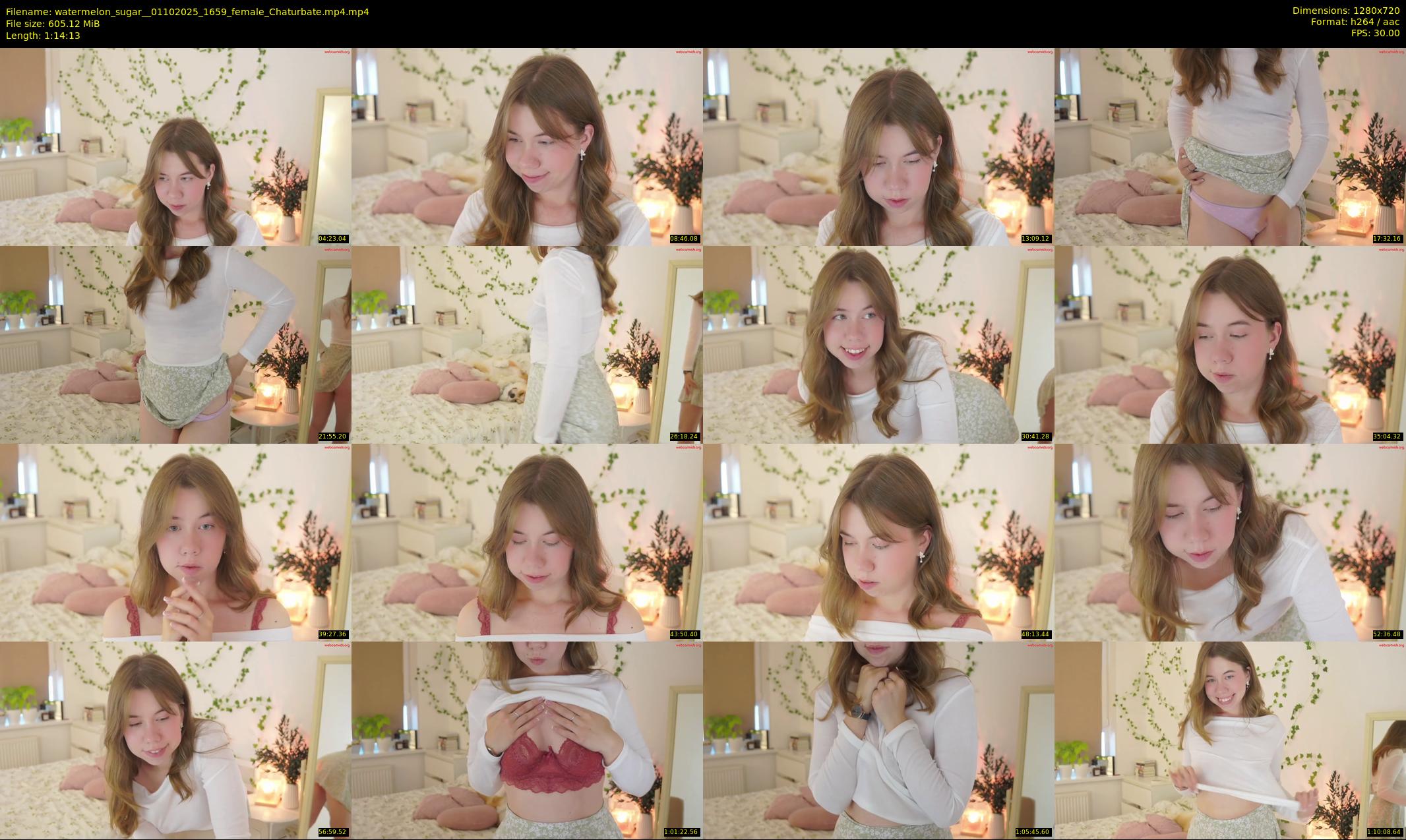 watermelon_sugar_ — 75 minute Chaturbate female cam show recording, 720p, Oct 1, 2025