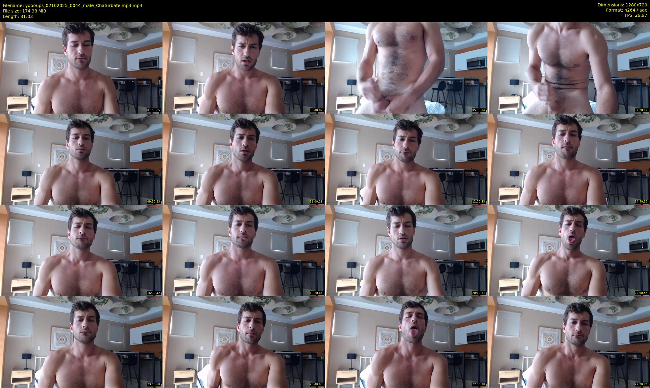 yoooups — 32 minute Chaturbate male cam show recording, 720p, Oct 2, 2025