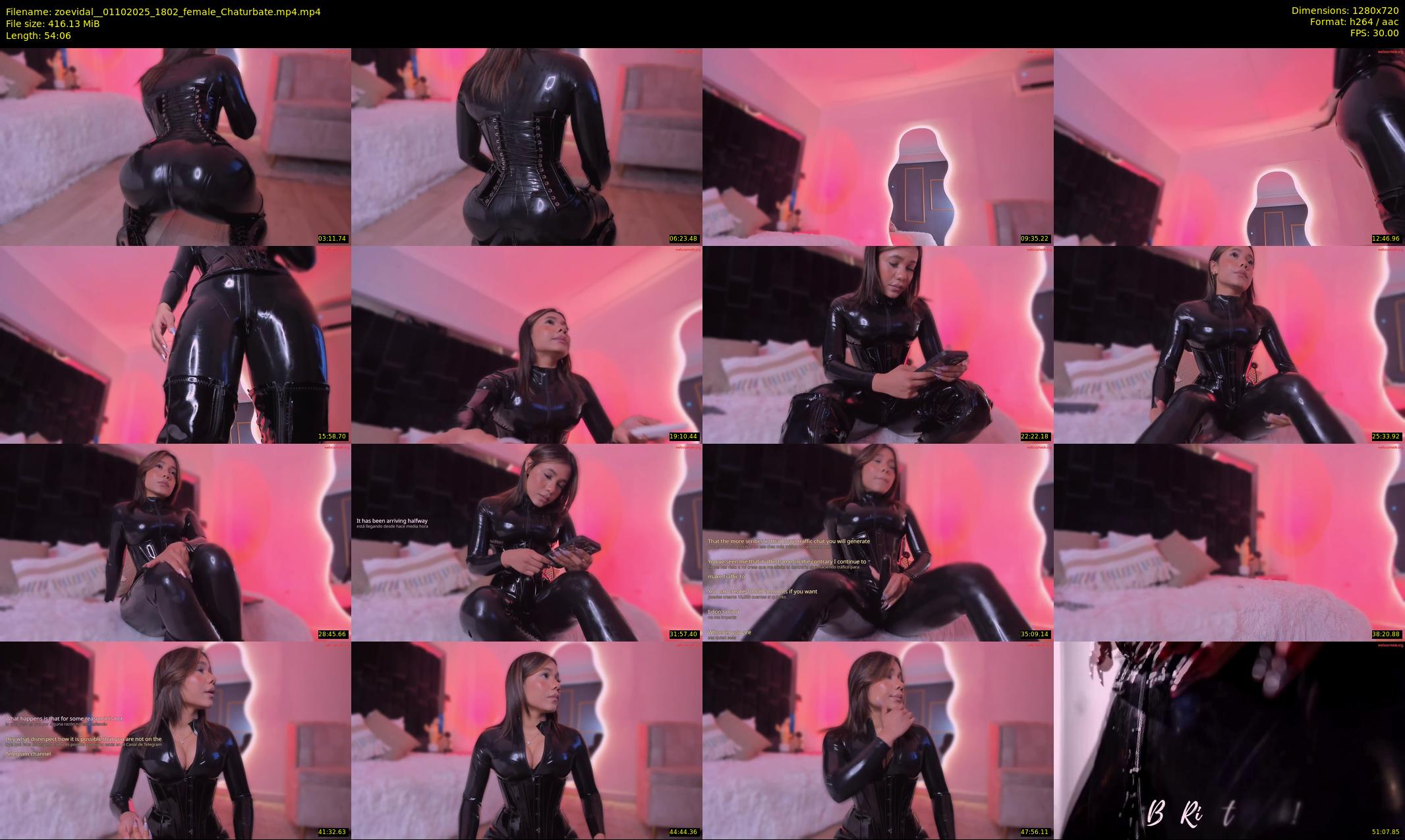 zoevidal_ — 55 minute Chaturbate female cam show recording, 720p, Oct 1, 2025