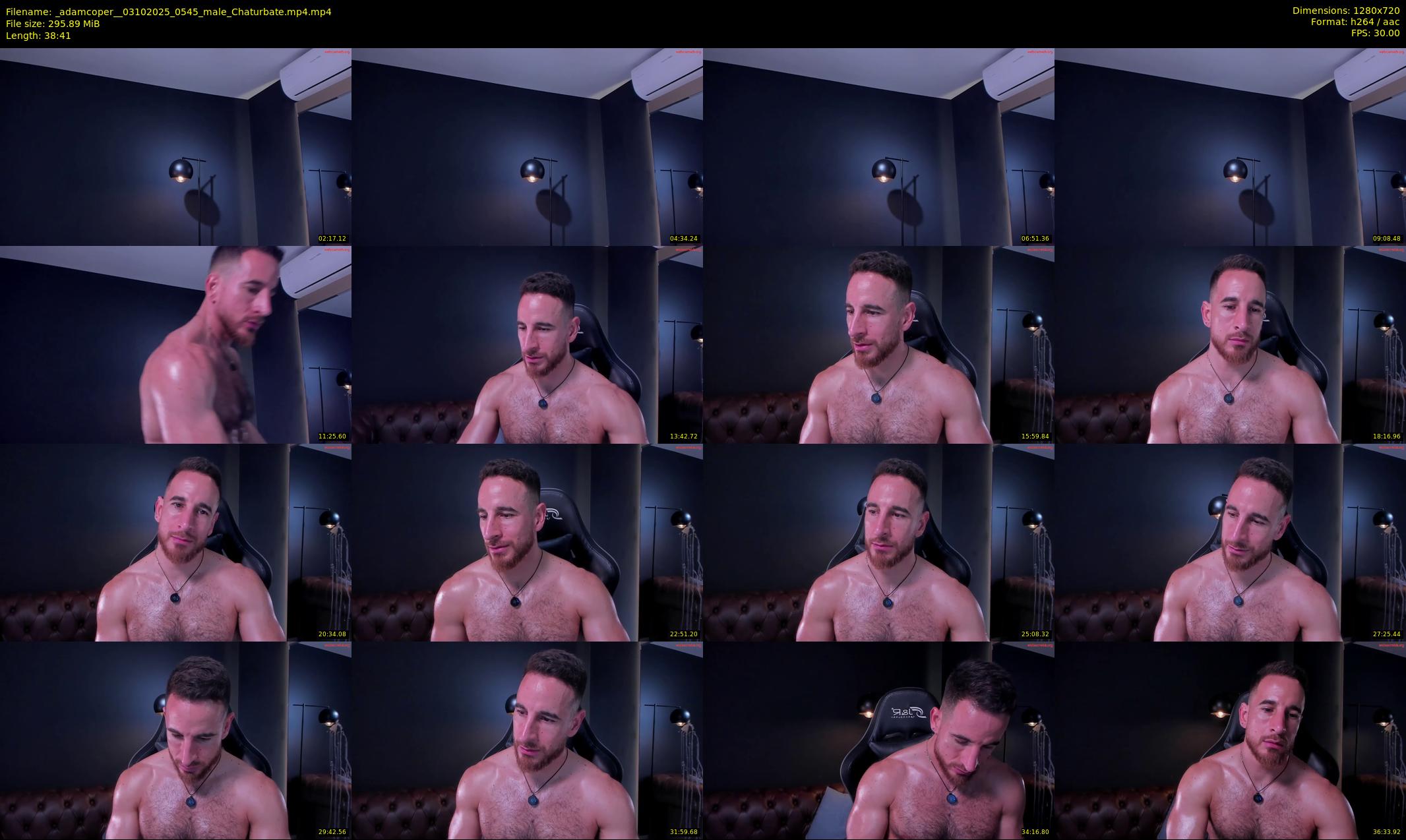 _adamcoper_ — 39 minute Chaturbate male cam show recording, 720p, Oct 3, 2025