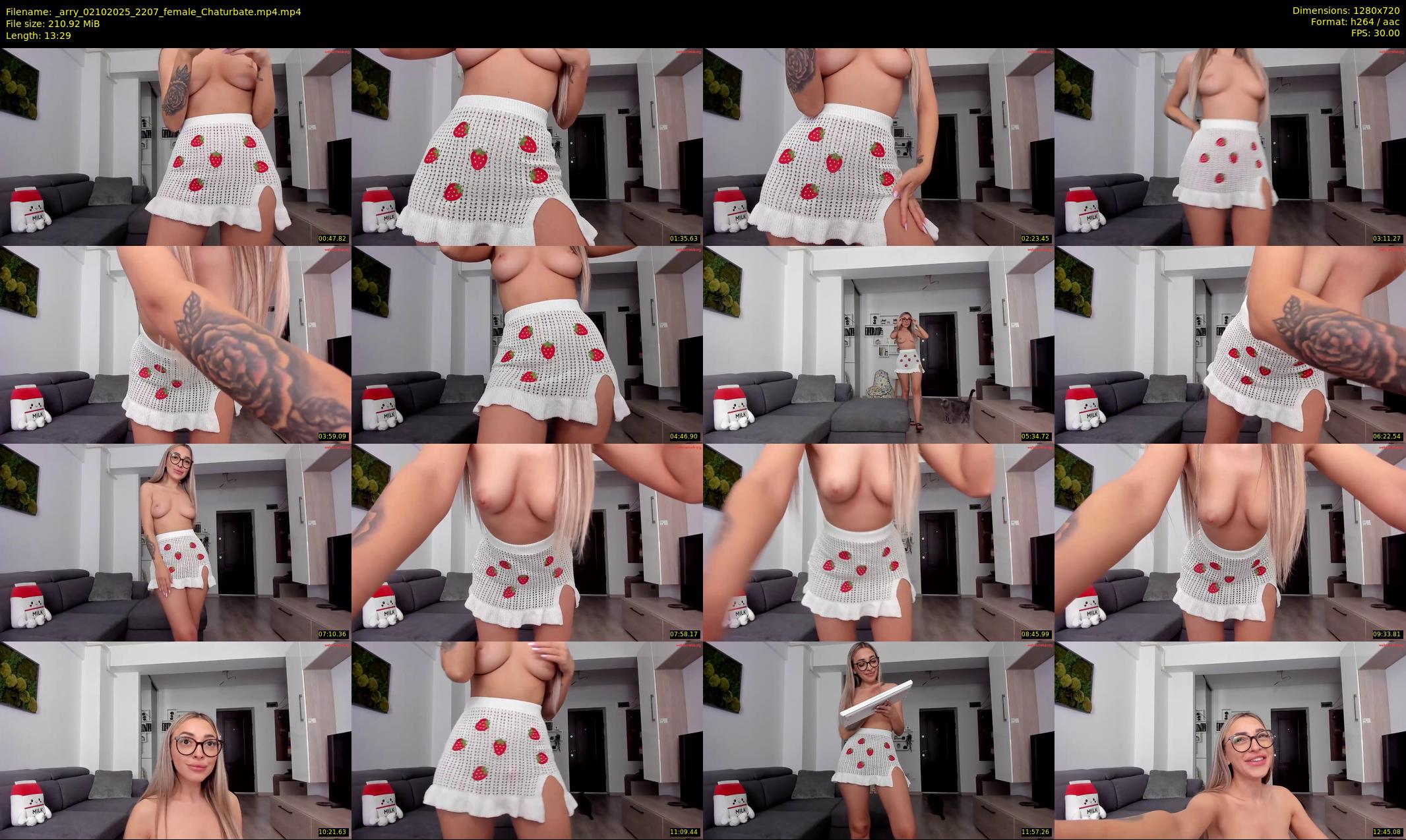 _arry — 14 minute Chaturbate female cam show recording, 720p, Oct 2, 2025