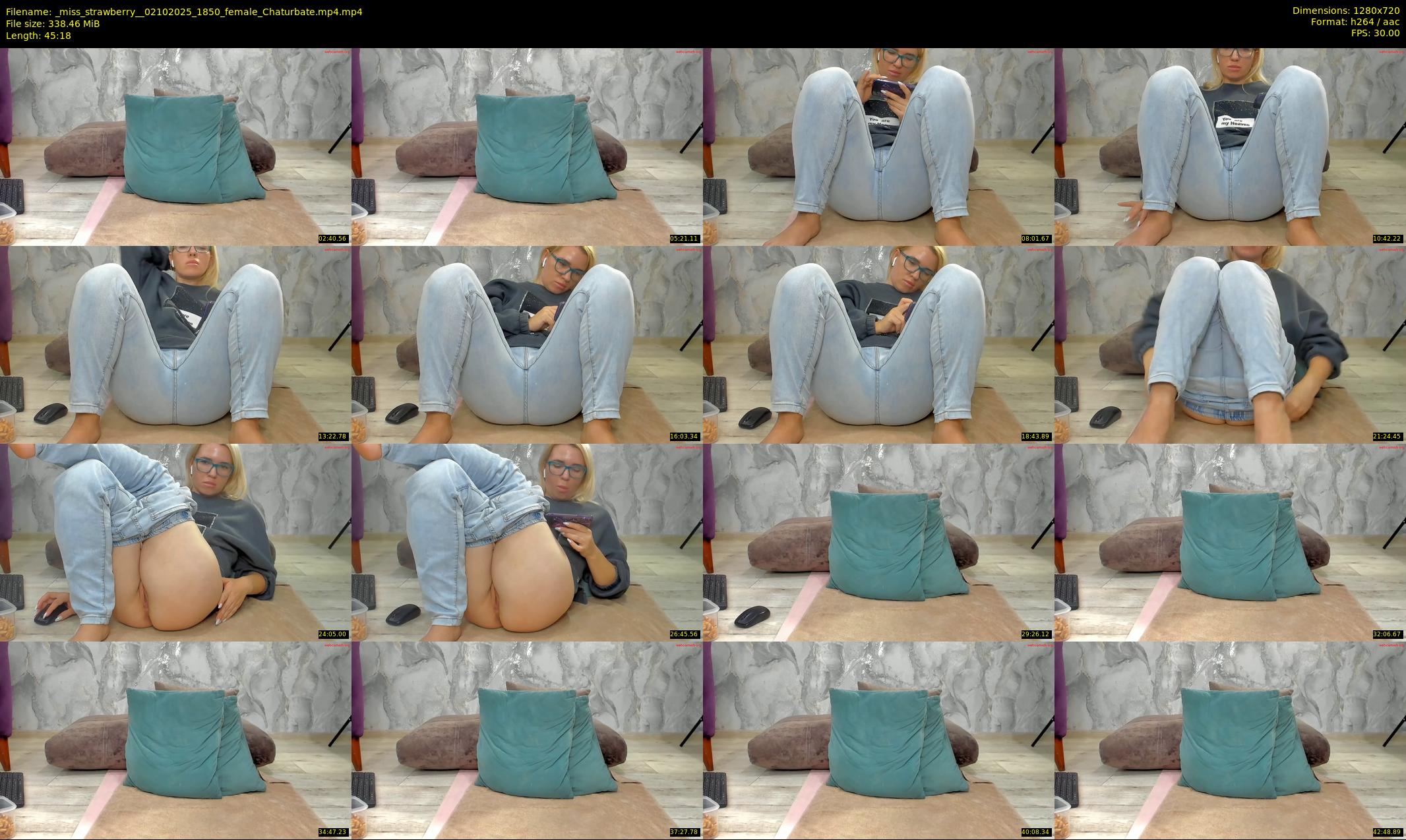 _miss_strawberry_ — 46 minute Chaturbate female cam show recording, 720p, Oct 2, 2025