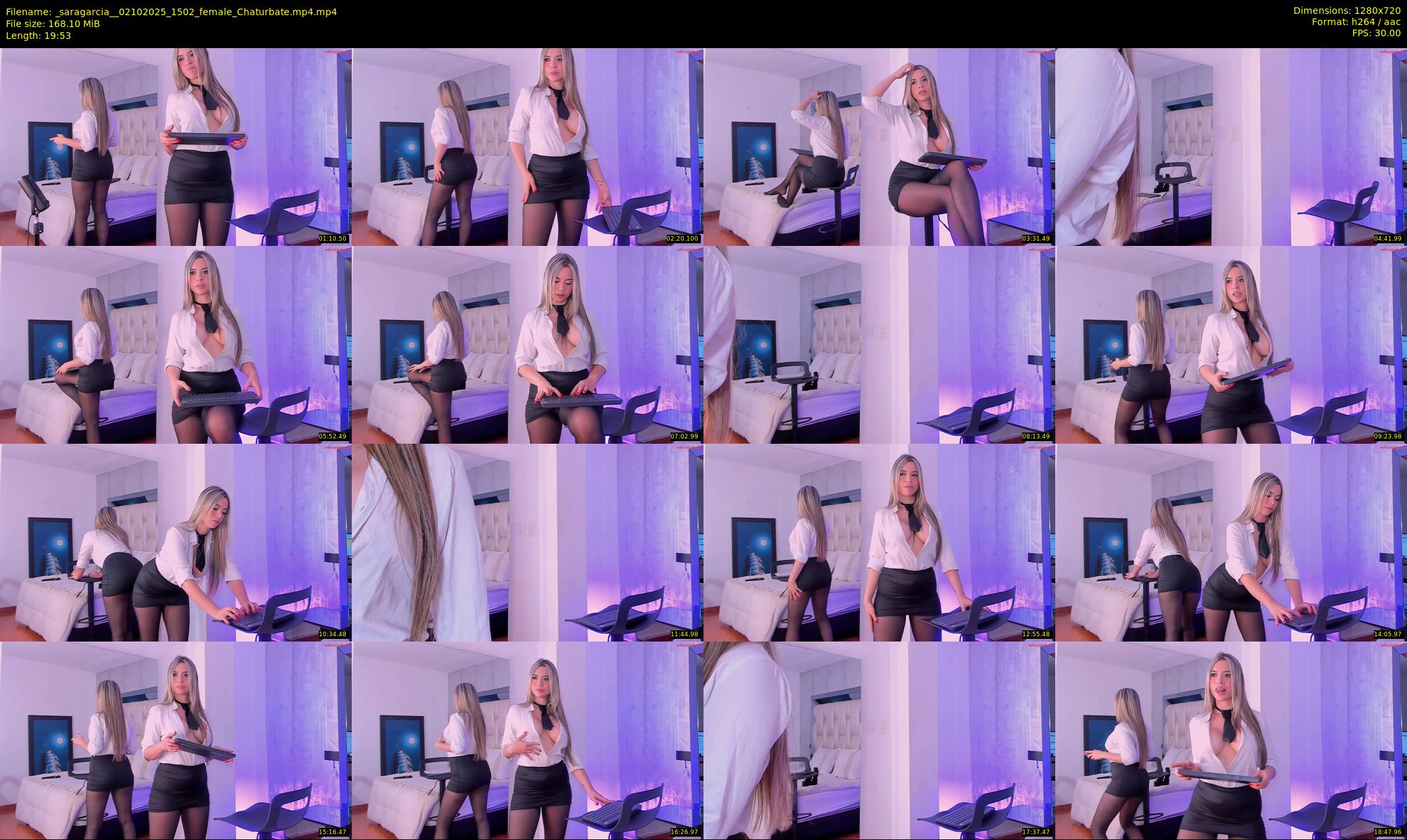 _saragarcia_ — 20 minute Chaturbate female cam show recording, 720p, Oct 2, 2025