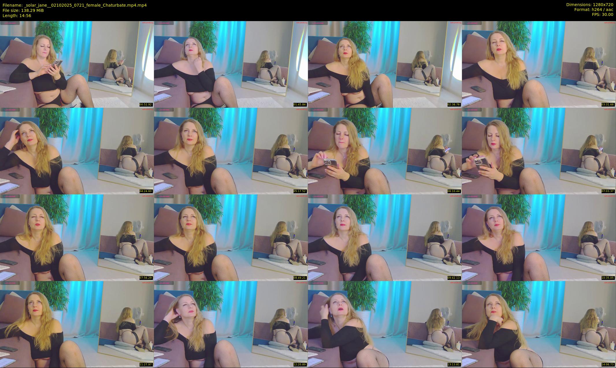 _solar_jane_ — 15 minute Chaturbate female cam show recording, 720p, Oct 2, 2025
