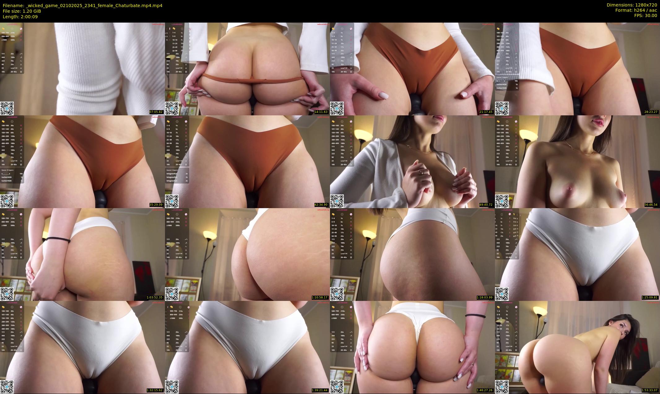 _wicked_game — 121 minute Chaturbate female cam show recording, 720p, Oct 2, 2025