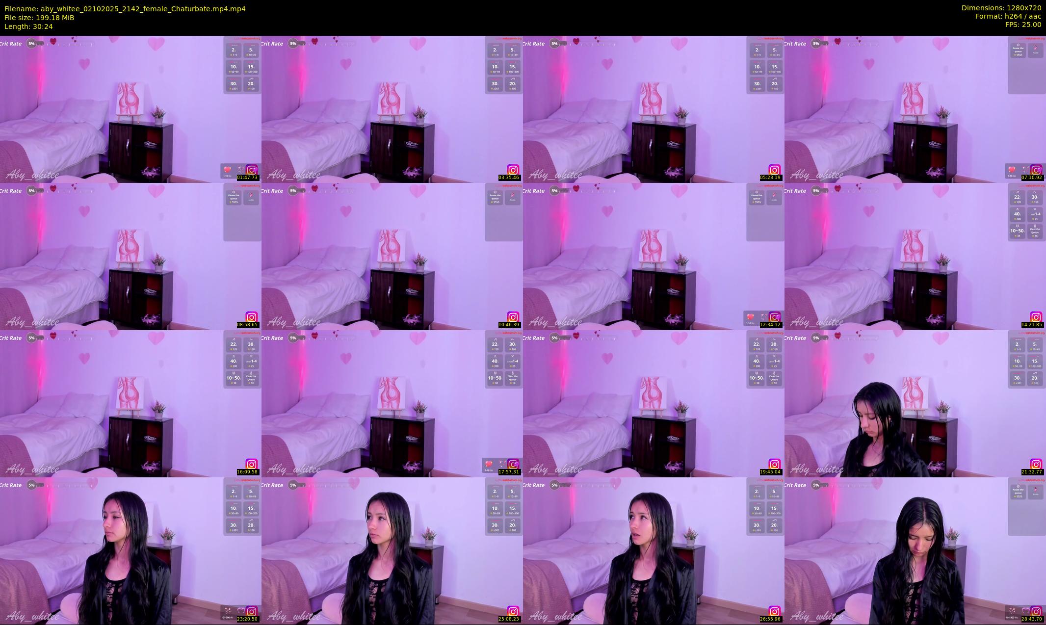 aby_whitee — 31 minute Chaturbate female cam show recording, 720p, Oct 2, 2025