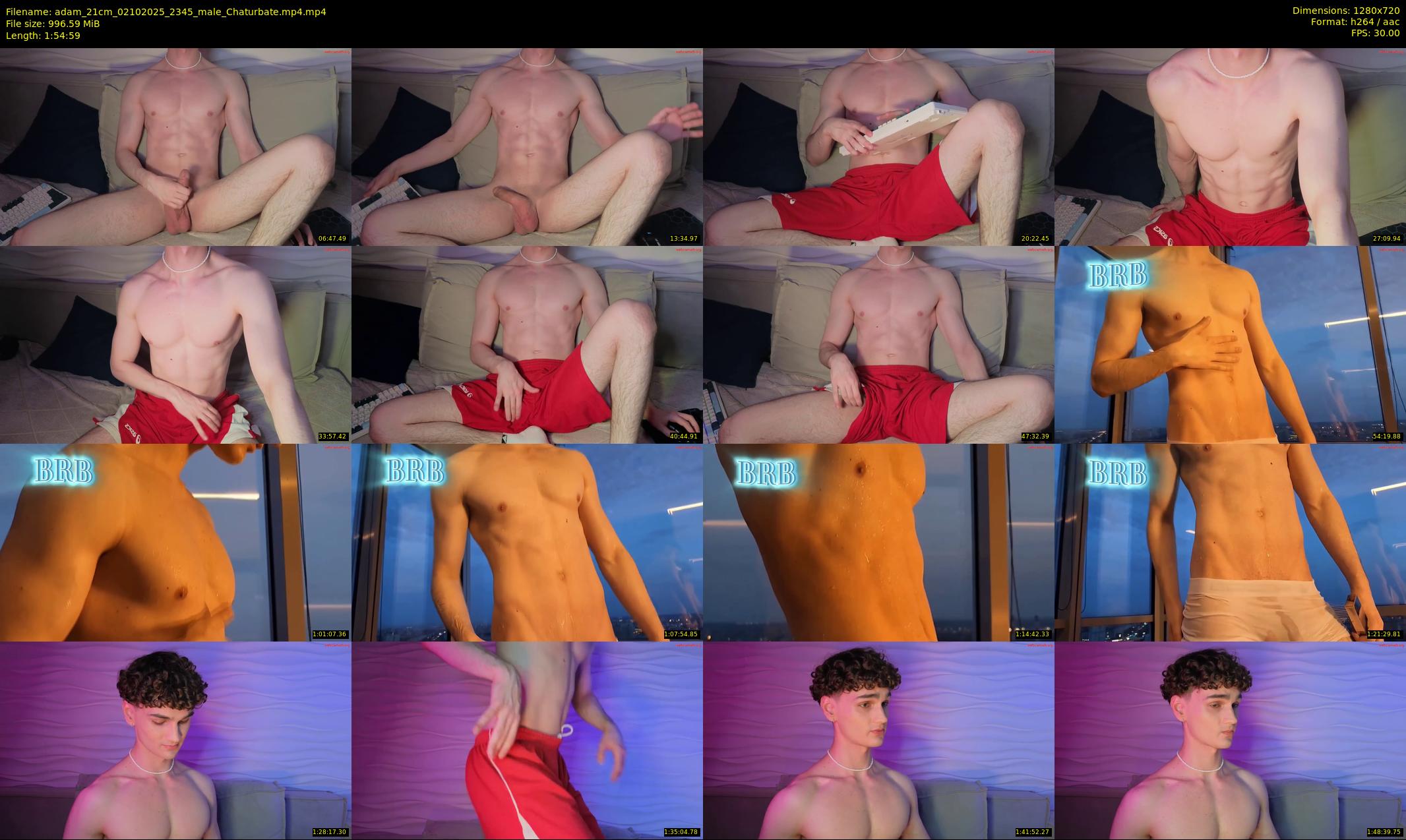 adam_21cm — 115 minute Chaturbate male cam show recording, 720p, Oct 2, 2025