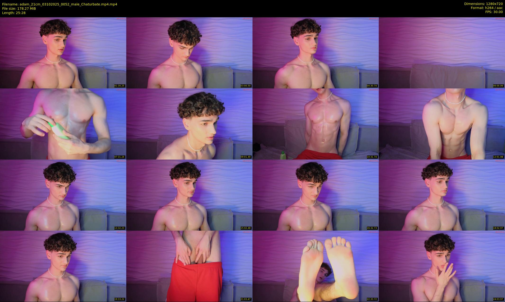 adam_21cm — 26 minute Chaturbate male cam show recording, 720p, Oct 3, 2025