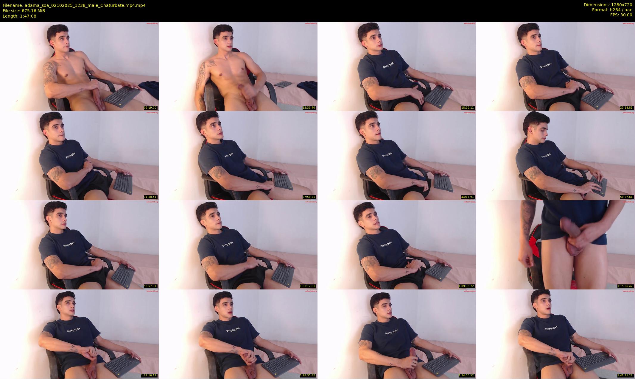 adama_soa — 108 minute Chaturbate male cam show recording, 720p, Oct 2, 2025