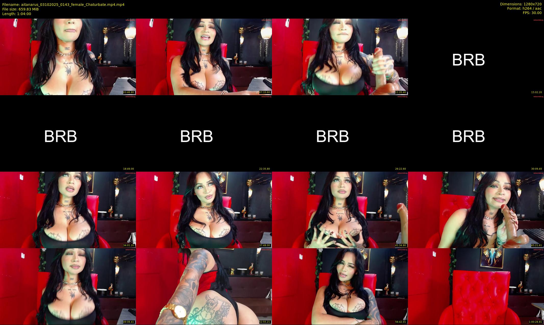 aitanarus — 64 minute Chaturbate female cam show recording, 720p, Oct 3, 2025