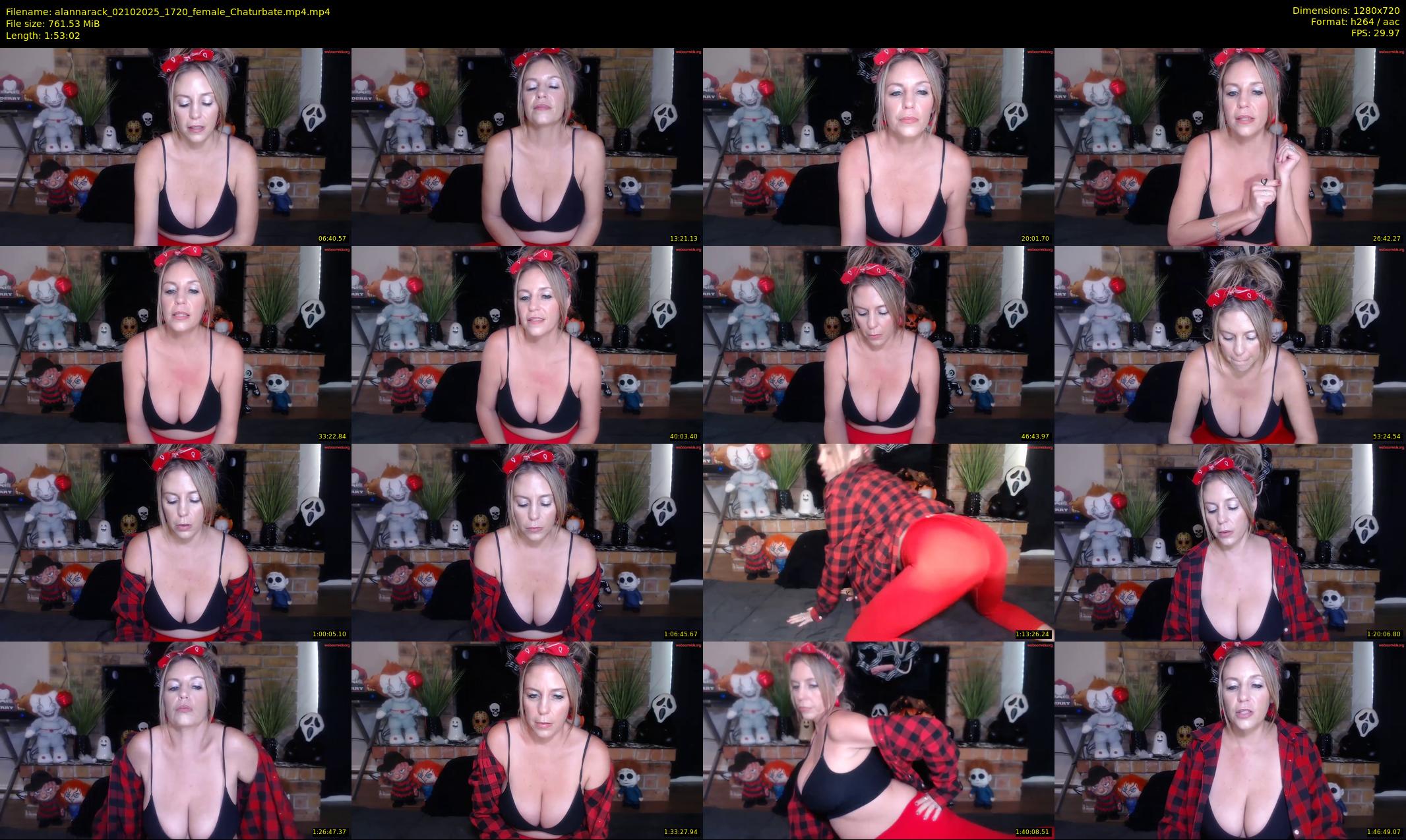 alannarack — 114 minute Chaturbate female cam show recording, 720p, Oct 2, 2025