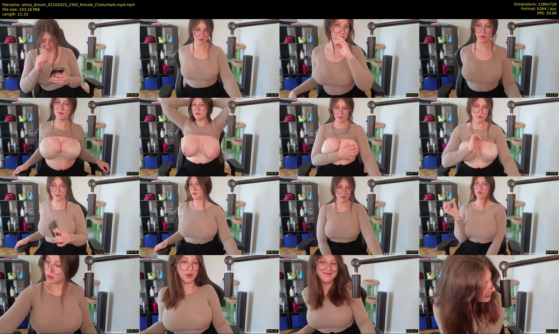 alexa_dream — 12 minute Chaturbate female cam show recording, 720p, Oct 2, 2025