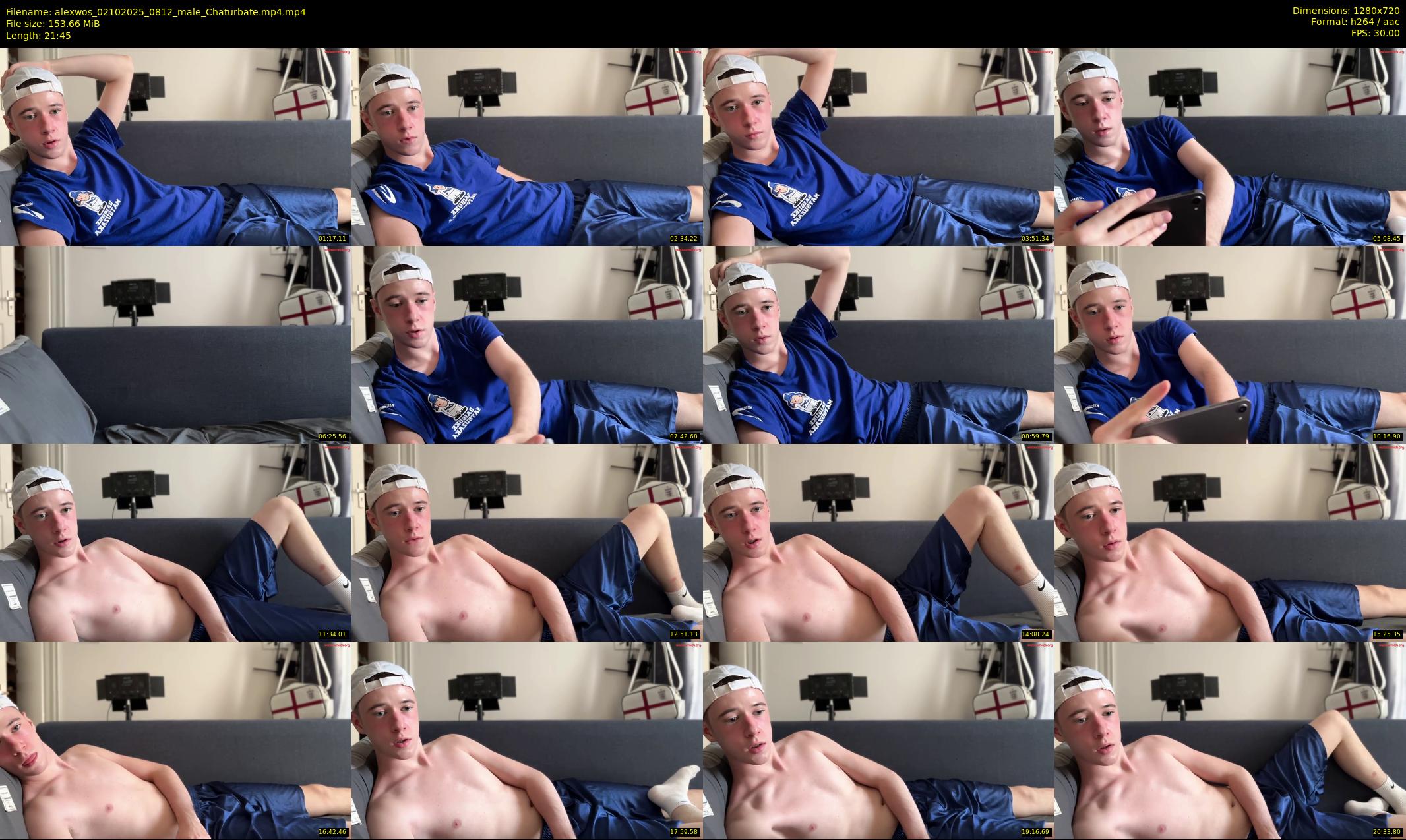 alexwos — 22 minute Chaturbate male cam show recording, 720p, Oct 2, 2025