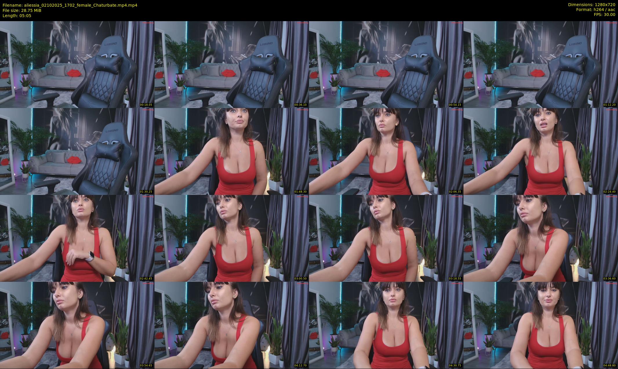 aliessia — 6 minute Chaturbate female cam show recording, 720p, Oct 2, 2025
