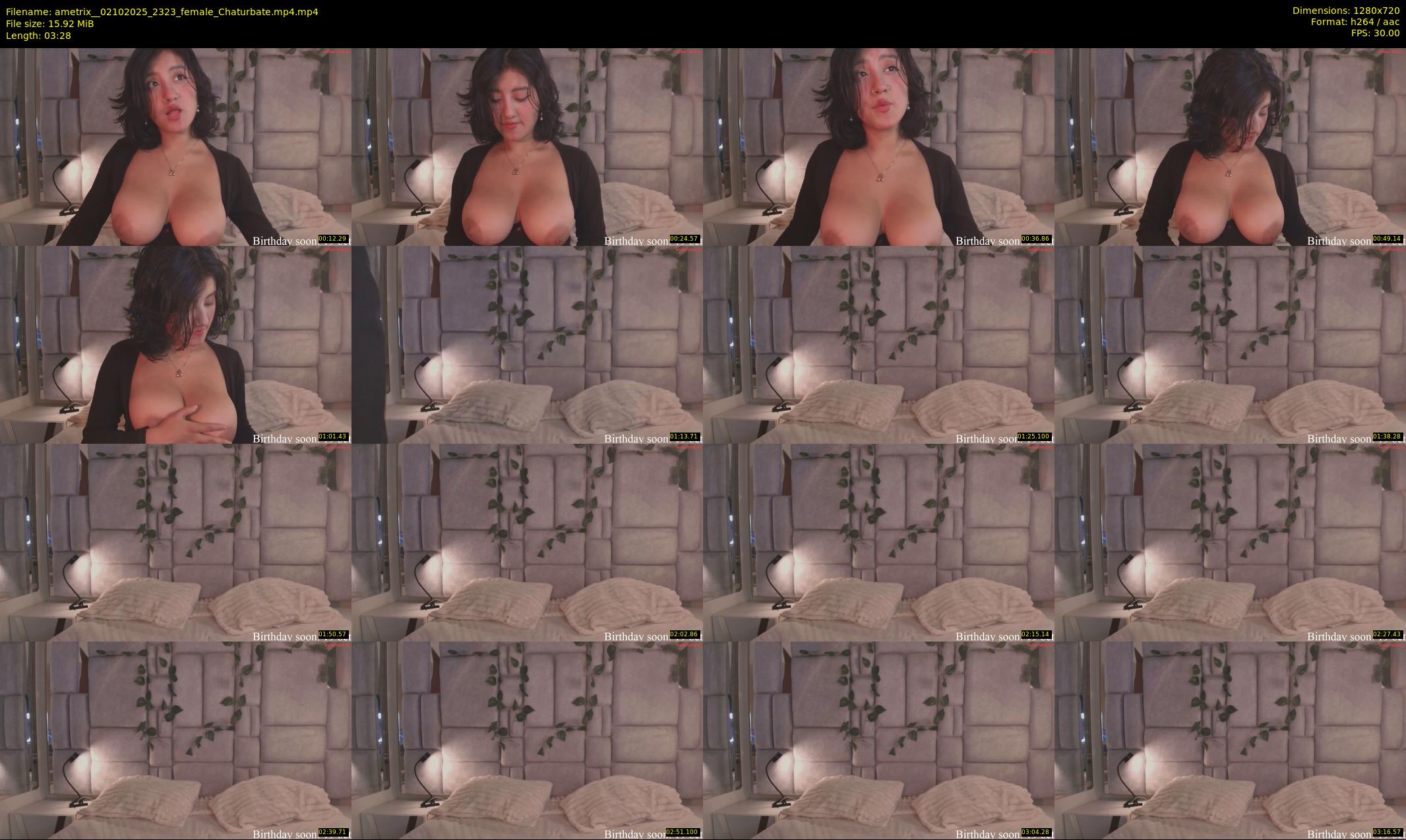 ametrix_ — 4 minute Chaturbate female cam show recording, 720p, Oct 2, 2025