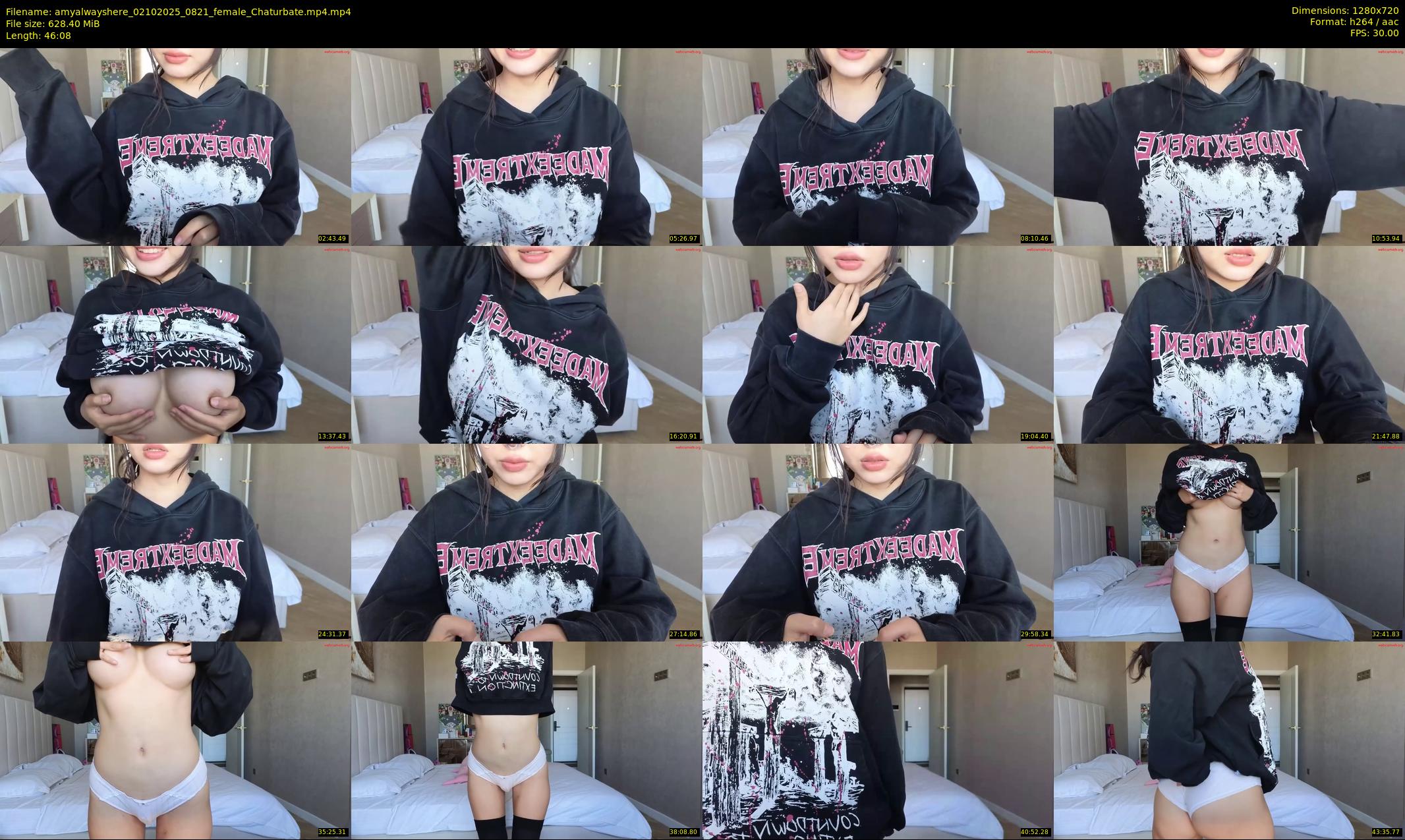 amyalwayshere — 47 minute Chaturbate female cam show recording, 720p, Oct 2, 2025