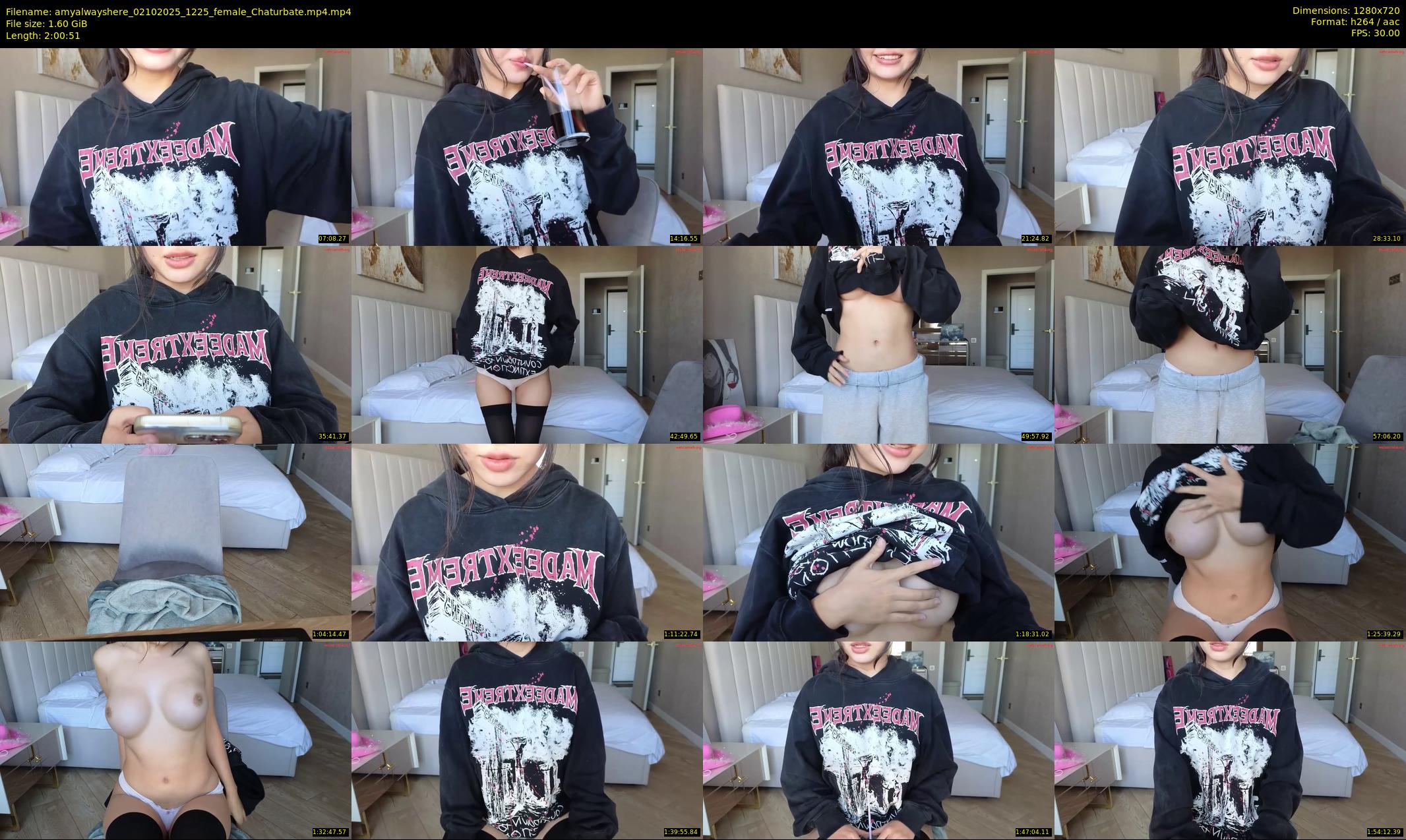 amyalwayshere — 121 minute Chaturbate female cam show recording, 720p, Oct 2, 2025