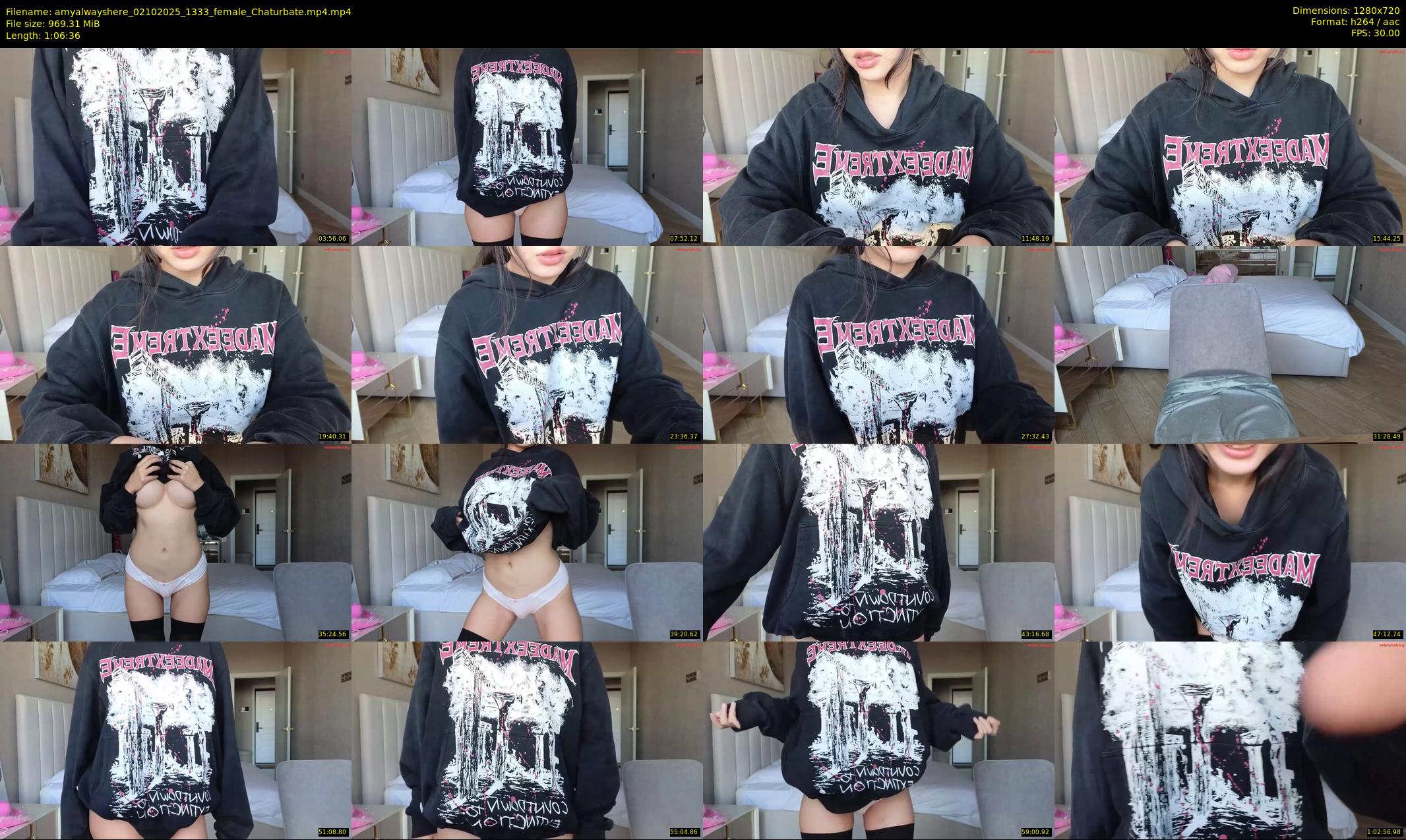 amyalwayshere — 67 minute Chaturbate female cam show recording, 720p, Oct 2, 2025