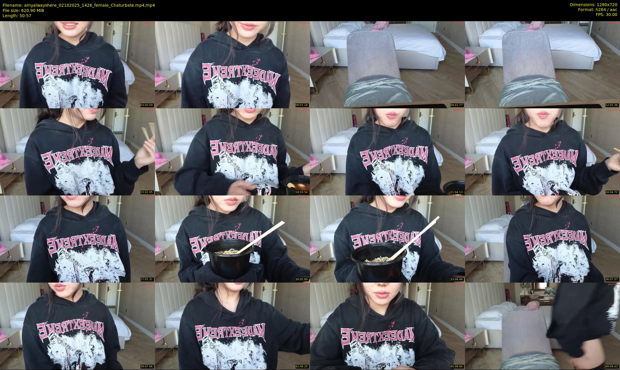 amyalwayshere — 51 minute Chaturbate female cam show recording, 720p, Oct 2, 2025