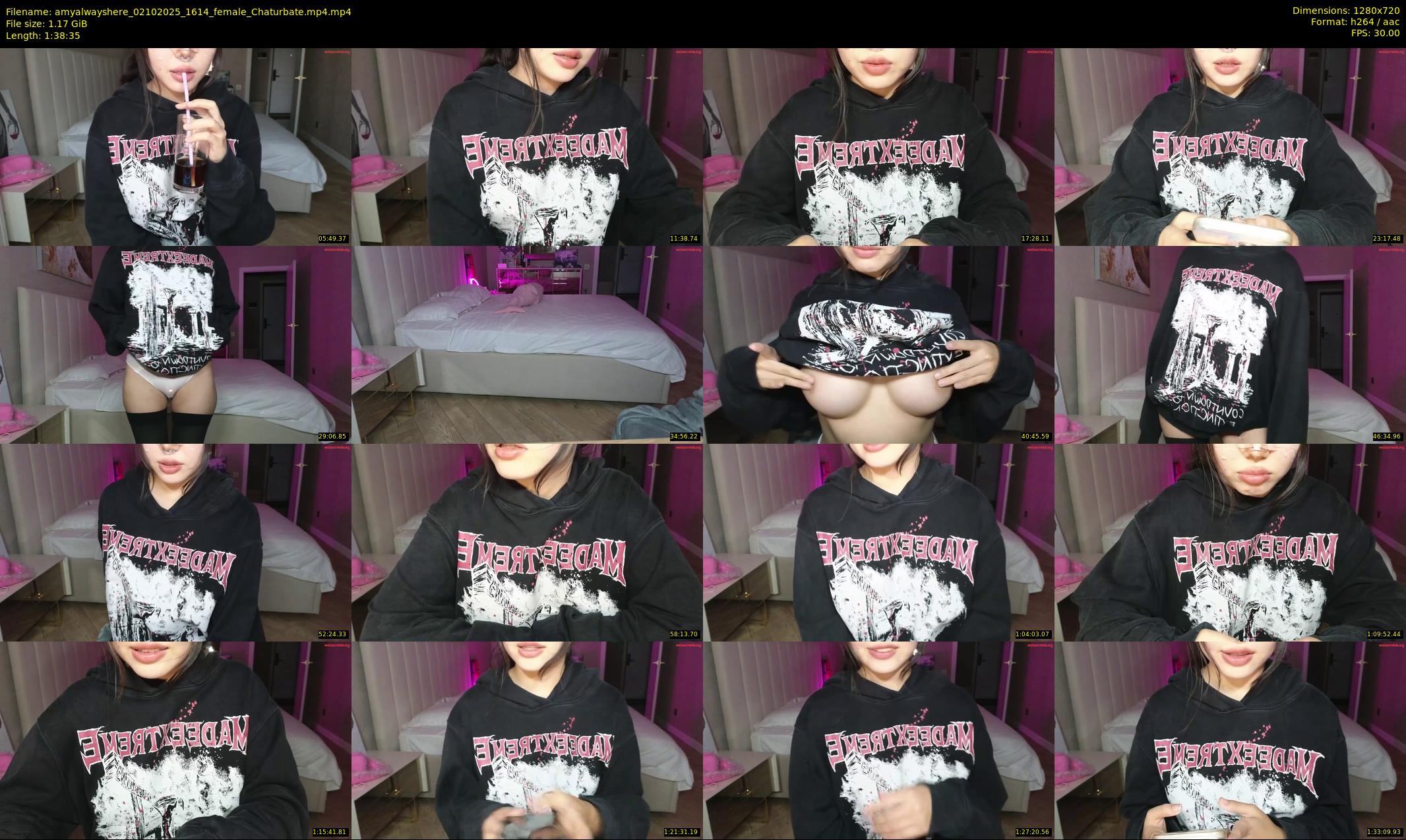 amyalwayshere — 99 minute Chaturbate female cam show recording, 720p, Oct 2, 2025