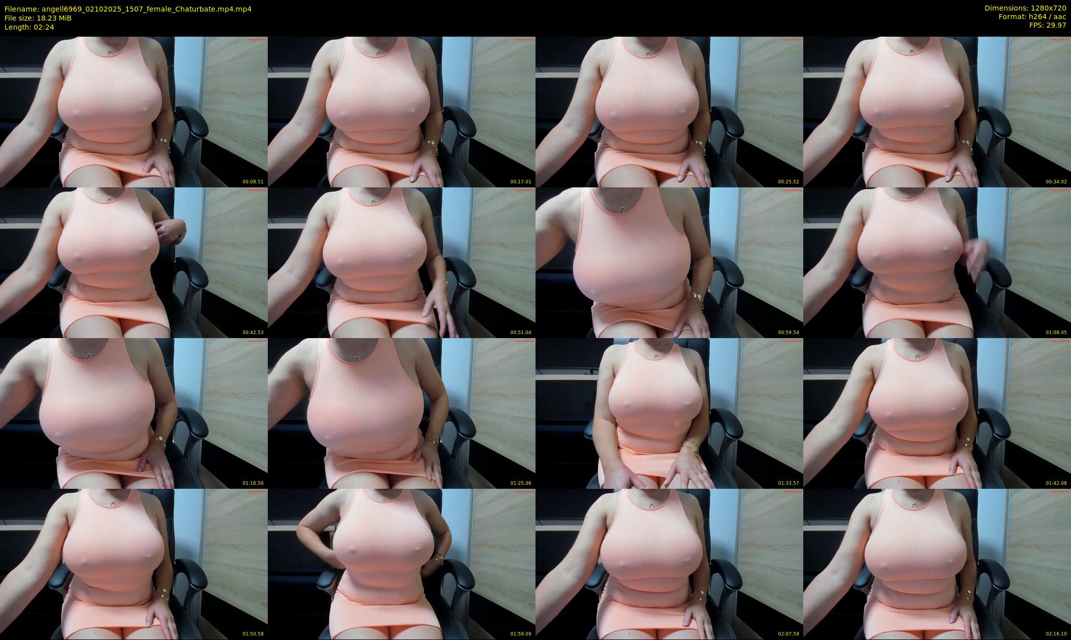 angell6969 — 3 minute Chaturbate female cam show recording, 720p, Oct 2, 2025