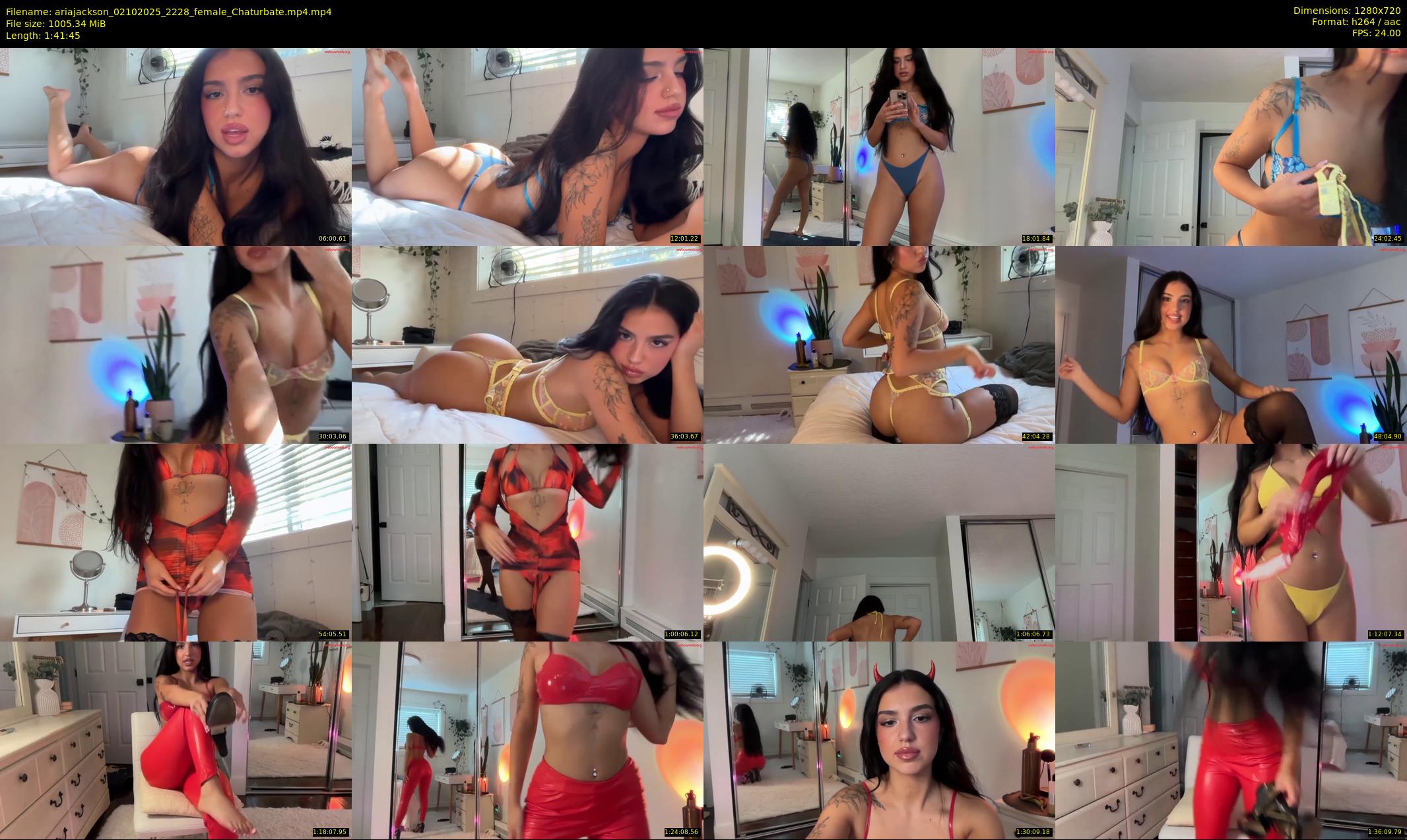ariajackson — 102 minute Chaturbate female cam show recording, 720p, Oct 2, 2025