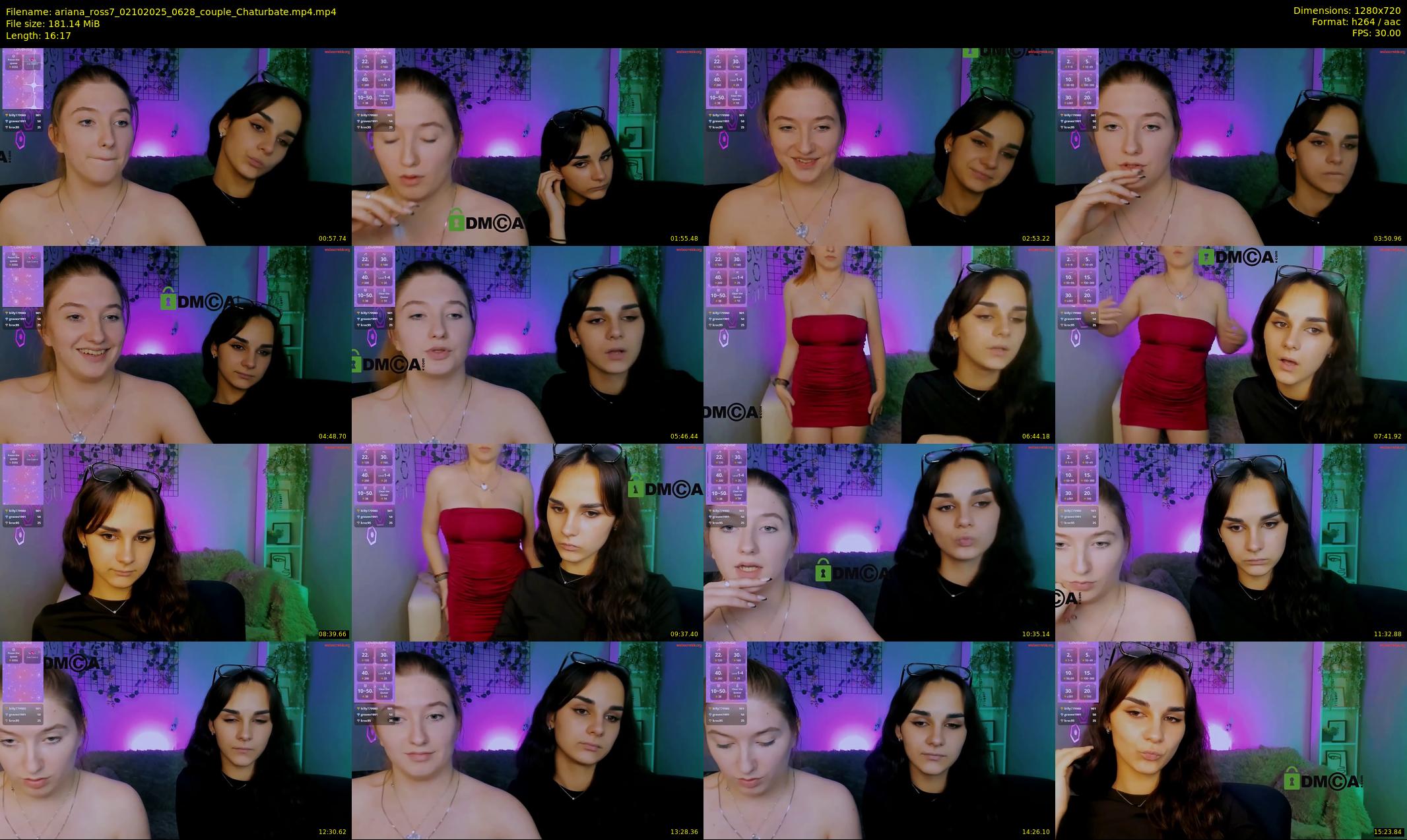 ariana_ross7 — 17 minute Chaturbate couple cam show recording, 720p, Oct 2, 2025