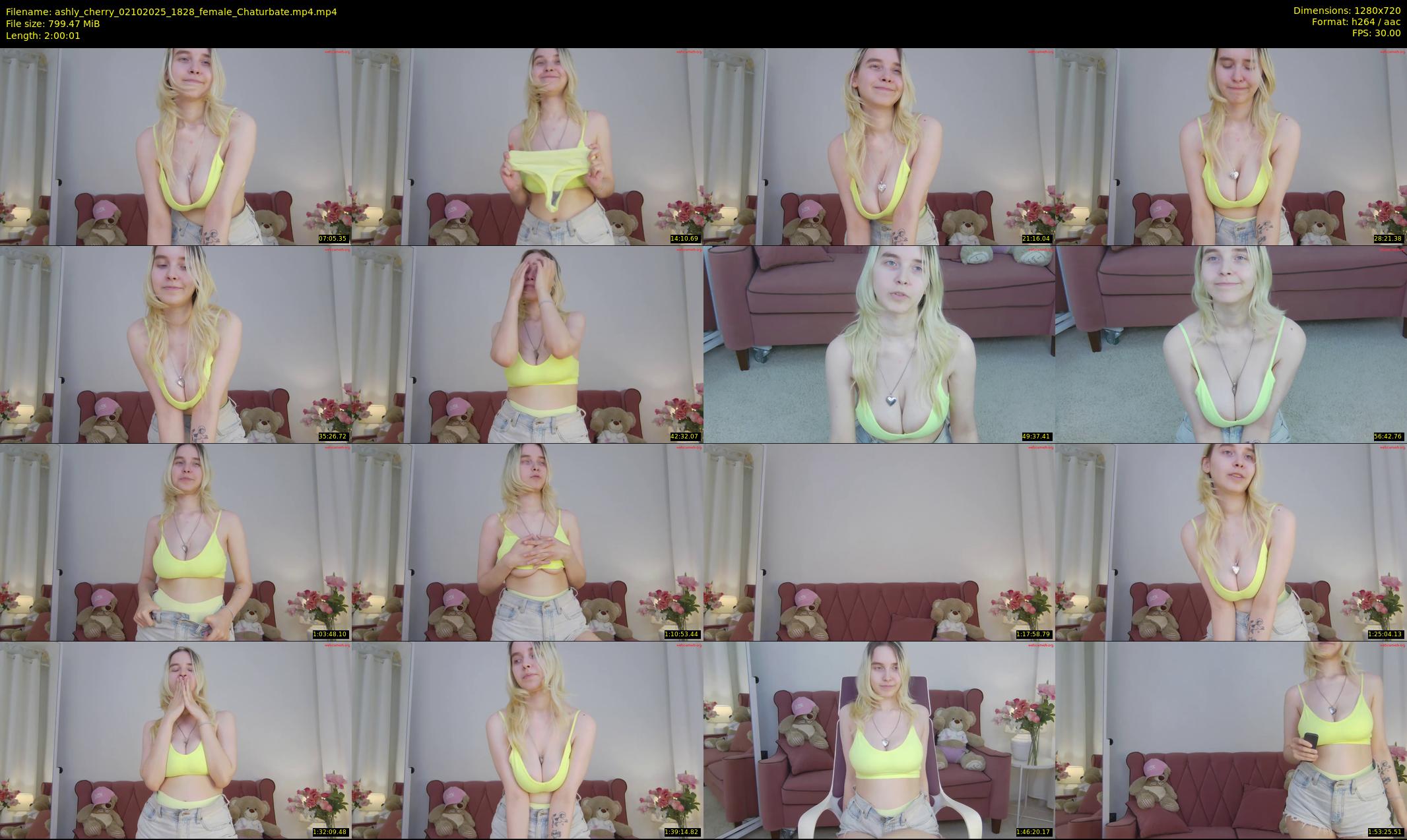 ashly_cherry — 121 minute Chaturbate female cam show recording, 720p, Oct 2, 2025