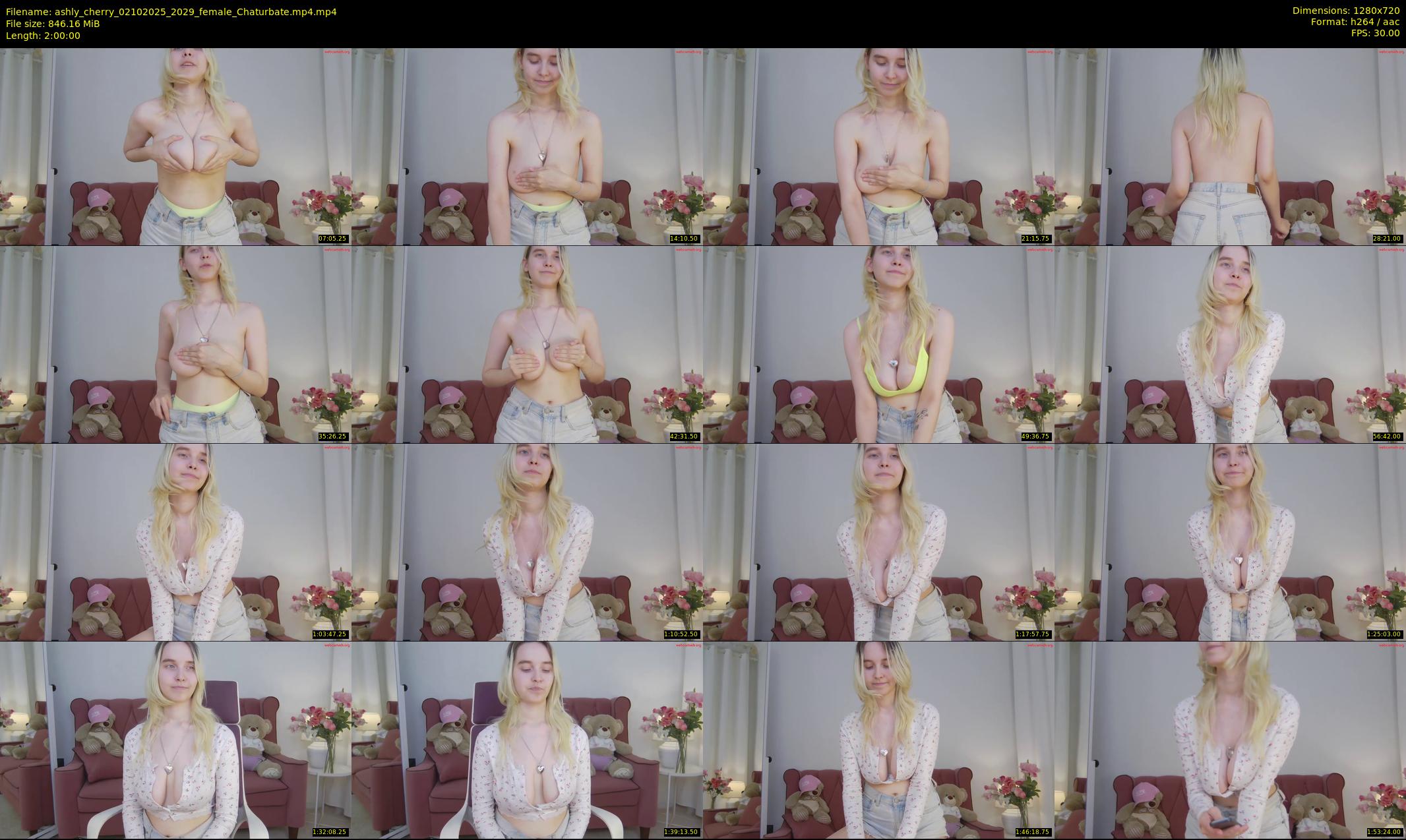 ashly_cherry — 120 minute Chaturbate female cam show recording, 720p, Oct 2, 2025