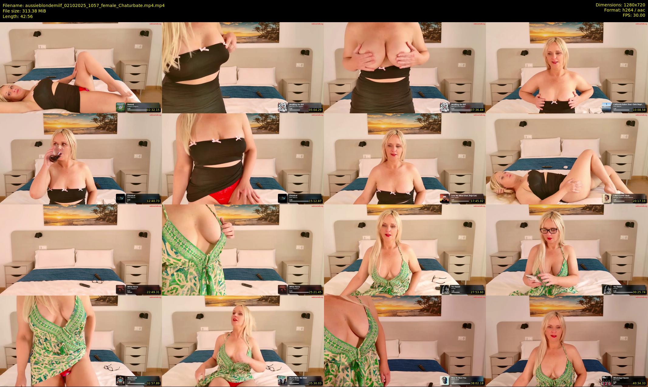 aussieblondemilf — 43 minute Chaturbate female cam show recording, 720p, Oct 2, 2025