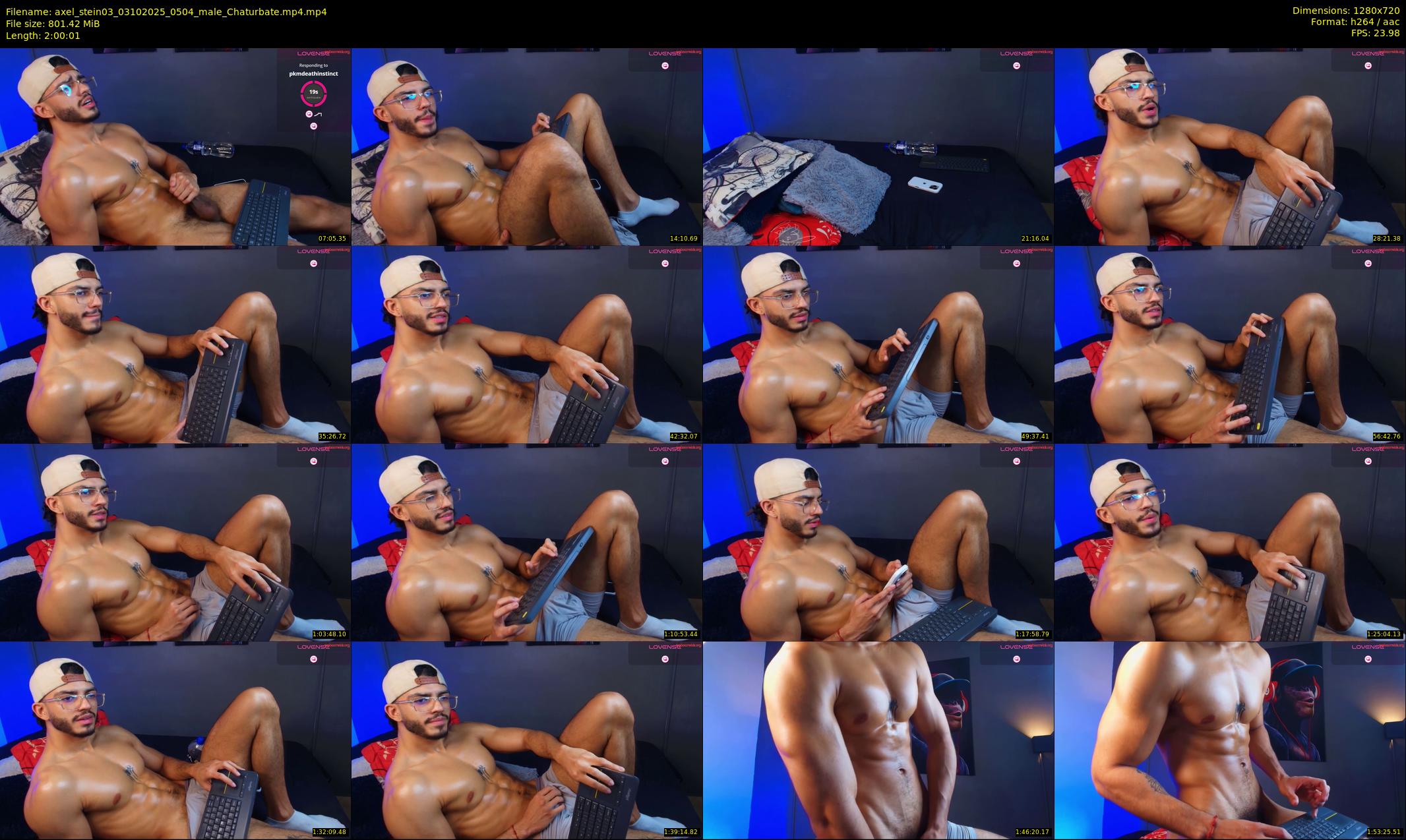 axel_stein03 — 121 minute Chaturbate male cam show recording, 720p, Oct 3, 2025