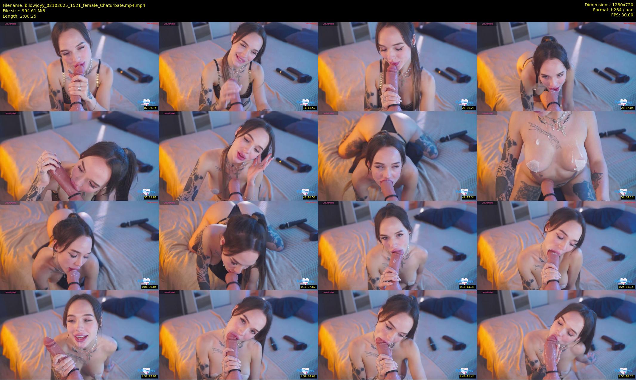 bllowjoyy — 121 minute Chaturbate female cam show recording, 720p, Oct 2, 2025