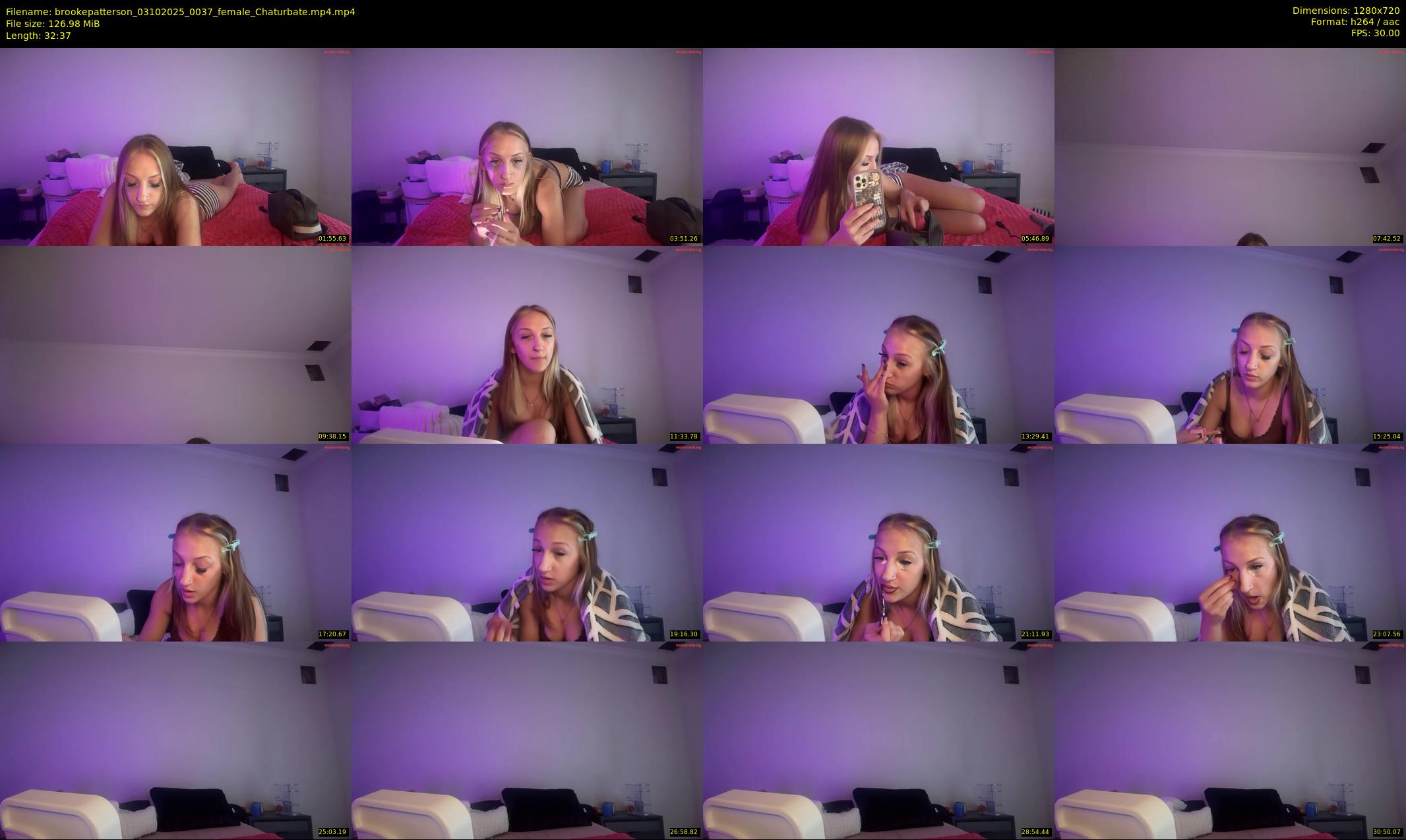 brookepatterson — 33 minute Chaturbate female cam show recording, 720p, Oct 3, 2025