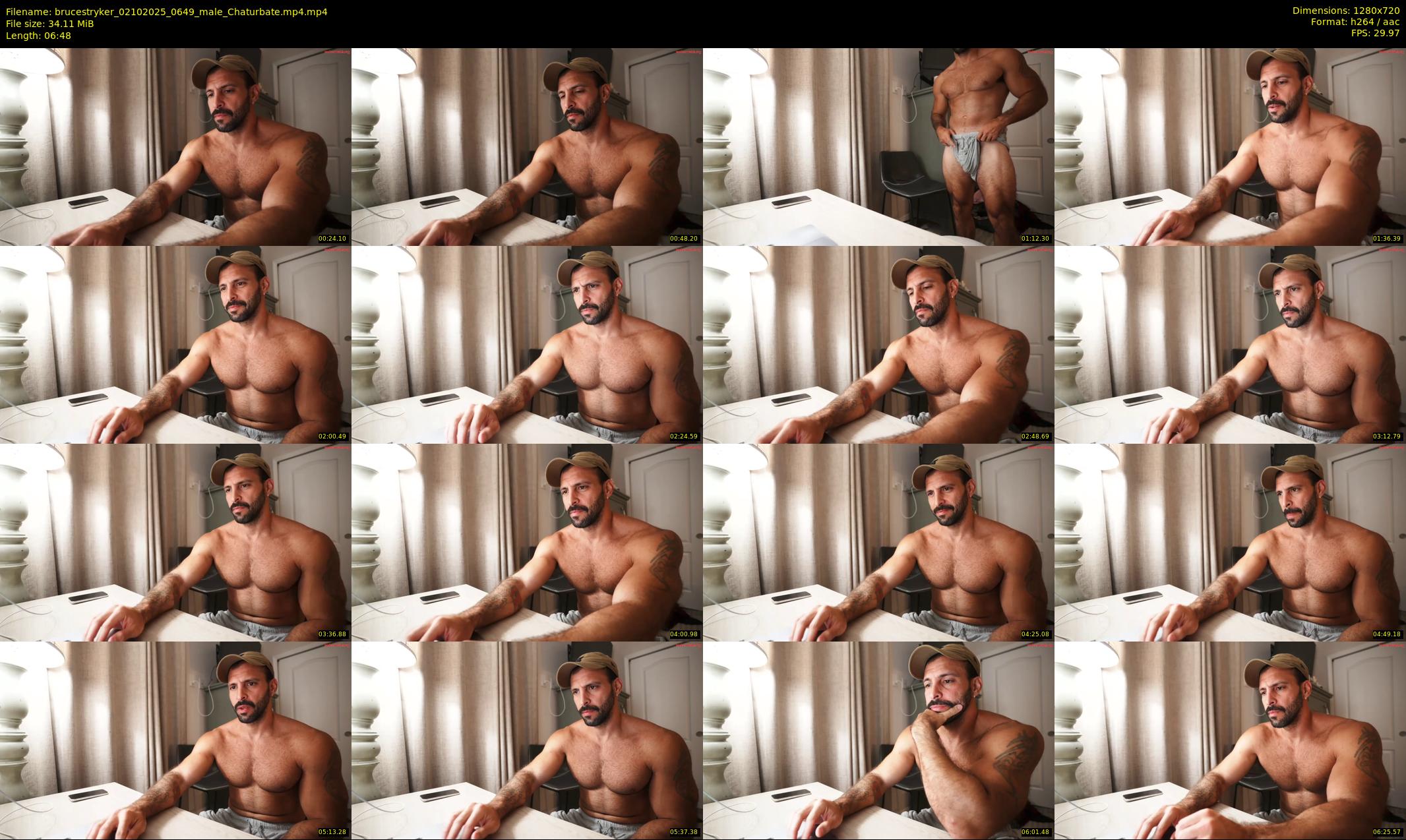 brucestryker — 7 minute Chaturbate male cam show recording, 720p, Oct 2, 2025