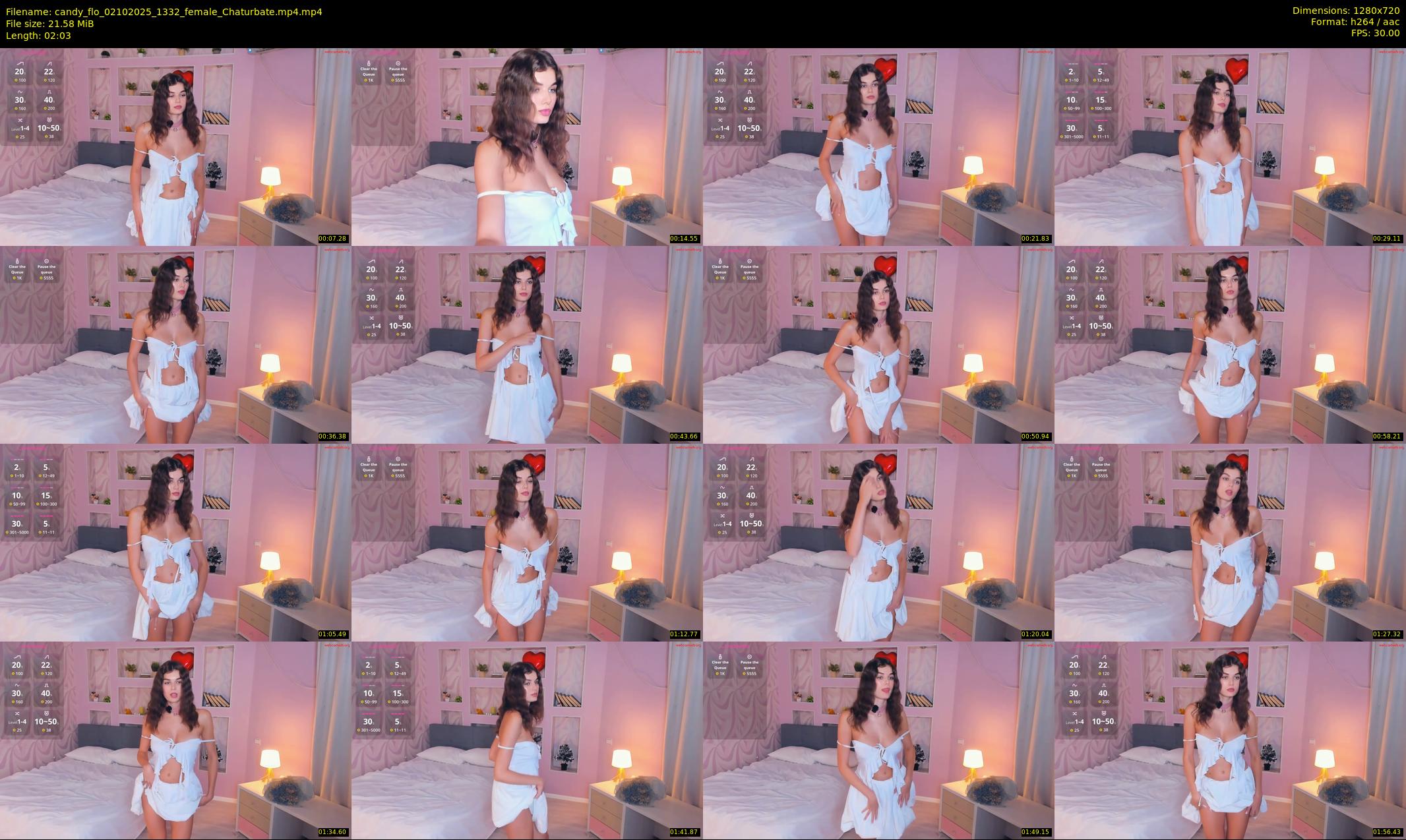 candy_flo — 3 minute Chaturbate female cam show recording, 720p, Oct 2, 2025