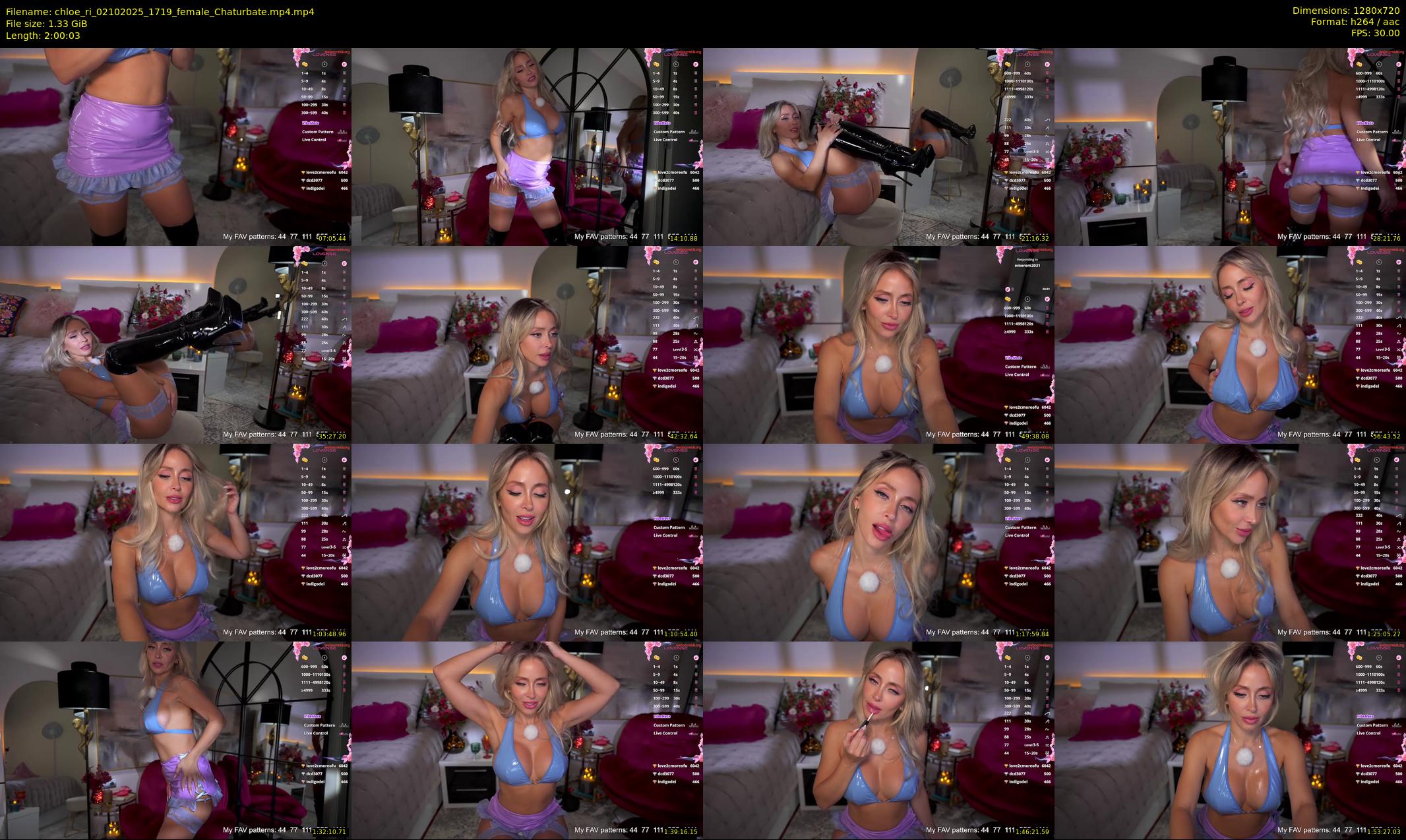 chloe_ri — 121 minute Chaturbate female cam show recording, 720p, Oct 2, 2025