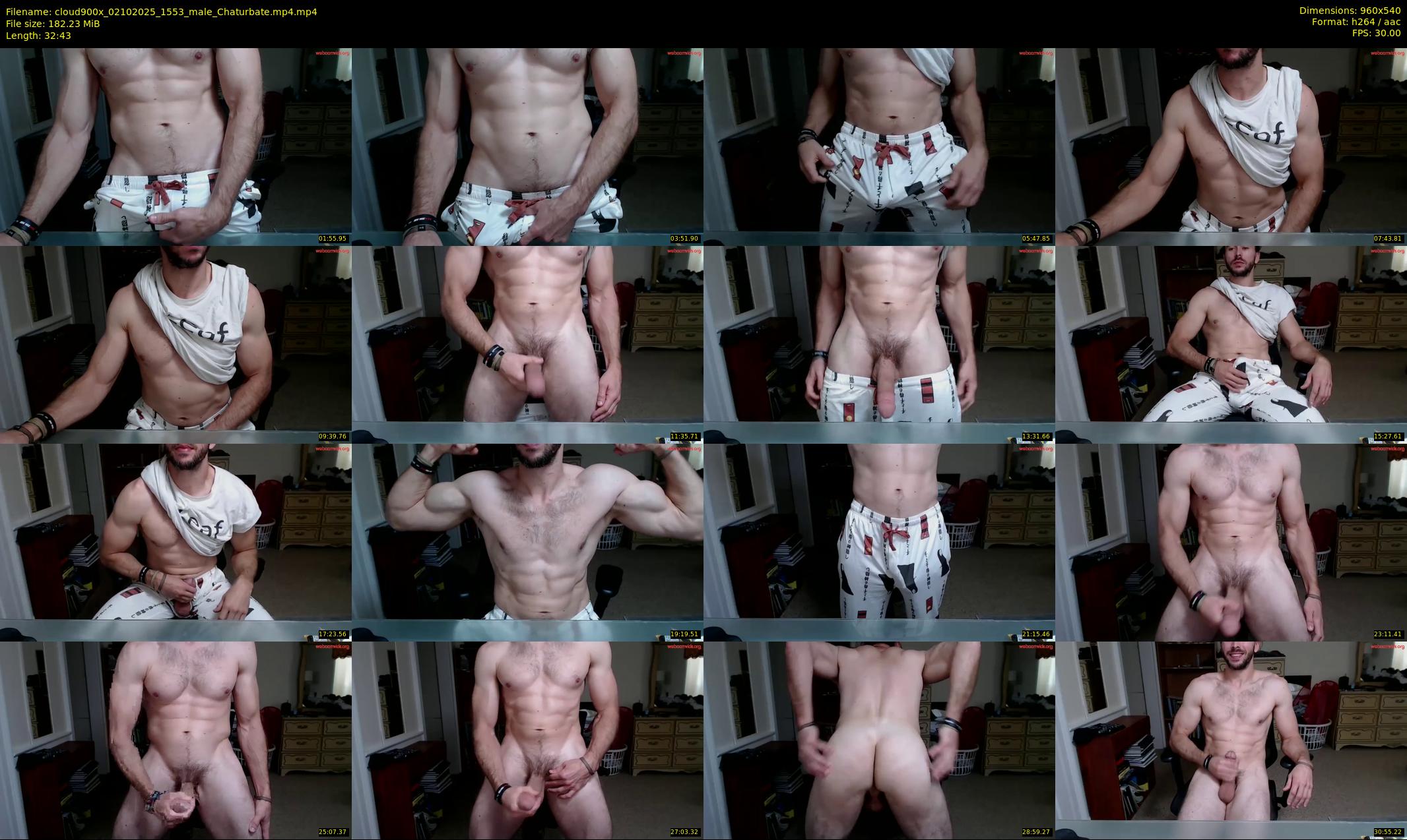 cloud900x — 33 minute Chaturbate male cam show recording, 480p, Oct 2, 2025