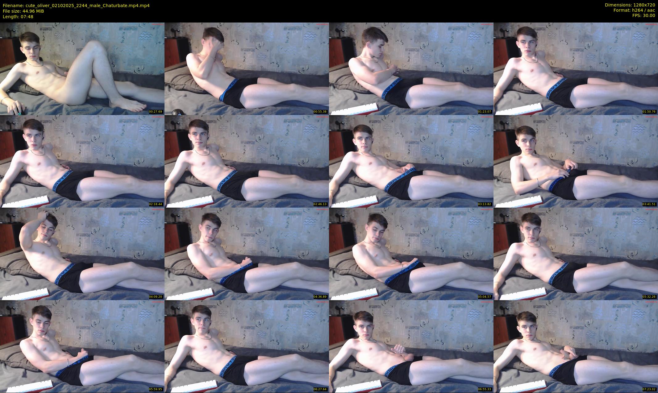 cute_oliver — 8 minute Chaturbate male cam show recording, 720p, Oct 2, 2025